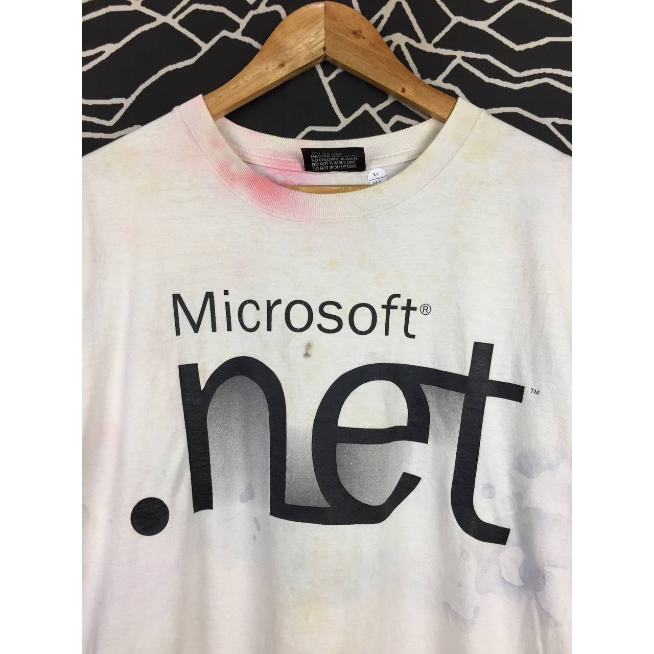 Microsoft Vtg Y2K Microsoft .Net By Microsoft Corp. Techwear Tee Size US M / EU 48-50 / 2 - 3 Thumbnail