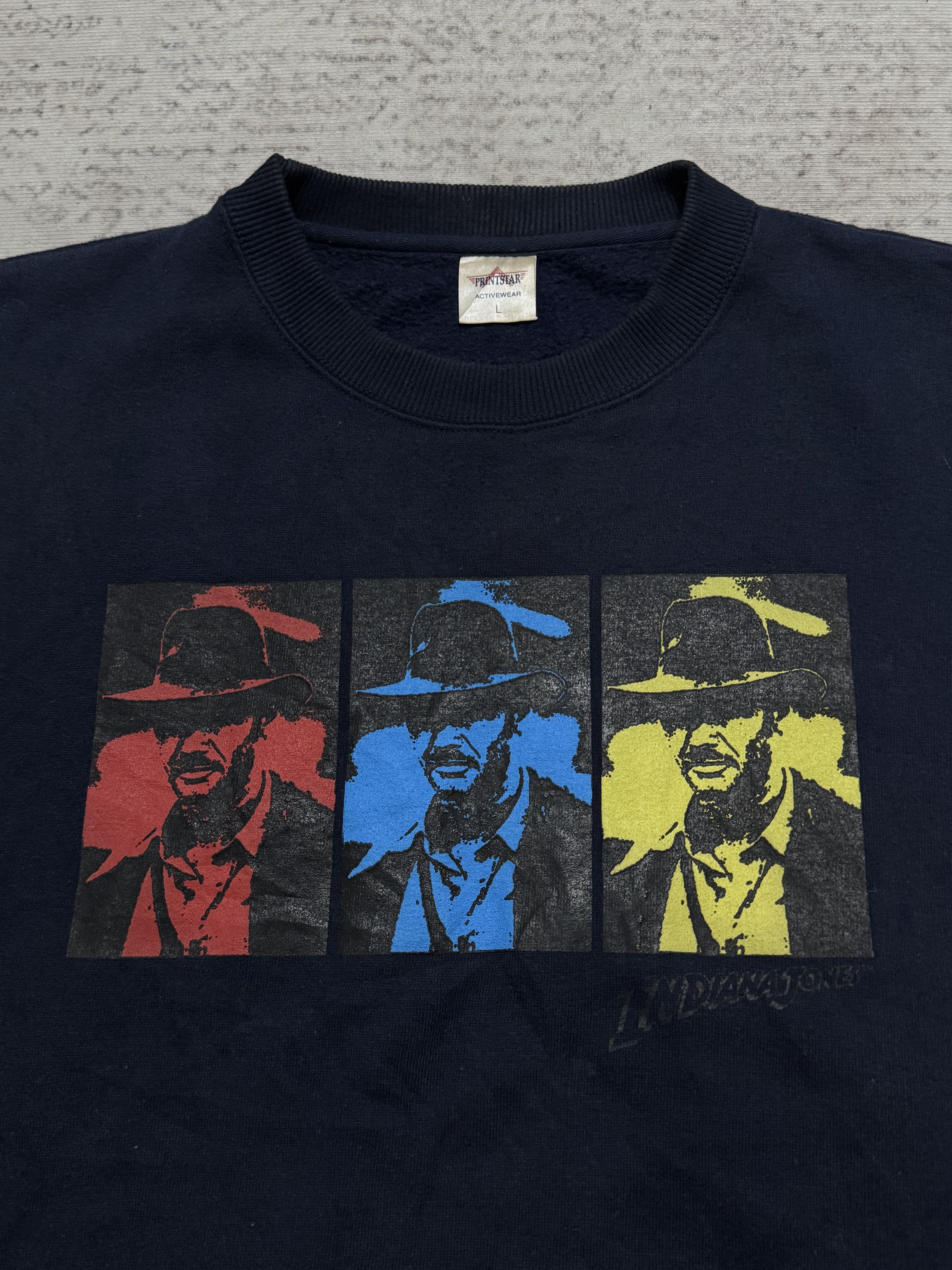Vintage Vintage 90's INDIANA JONES Sweatshirt Size US L / EU 52-54 / 3 - 3 Thumbnail