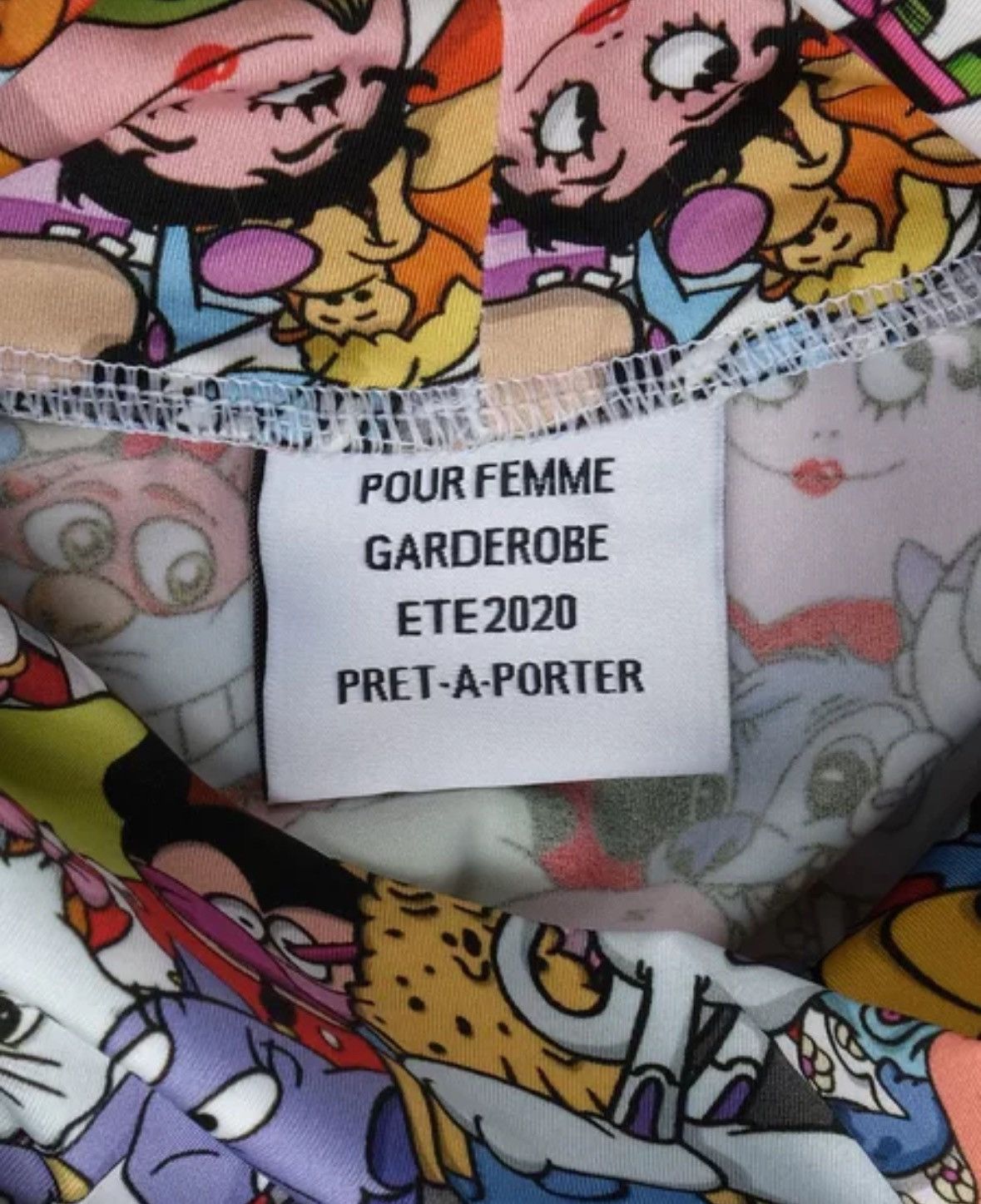 Vetements VETEMENTS Cartoon Pattern Tight Dress2412-Nextarrow Size M / US 6-8 / IT 42-44 - 5 Thumbnail