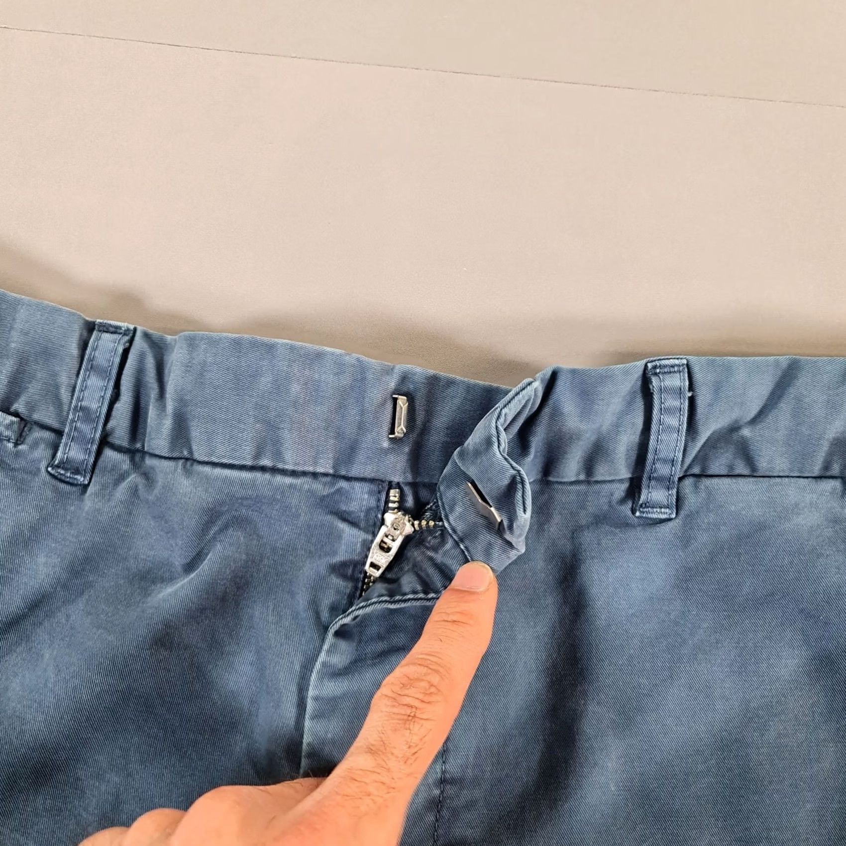 Vintage VINTAGE Cp Company Mens Trousers Blue W36 L34 Straight Leg Cotton Stretch Pants 56 Size US 40 / EU 56 - 3 Thumbnail