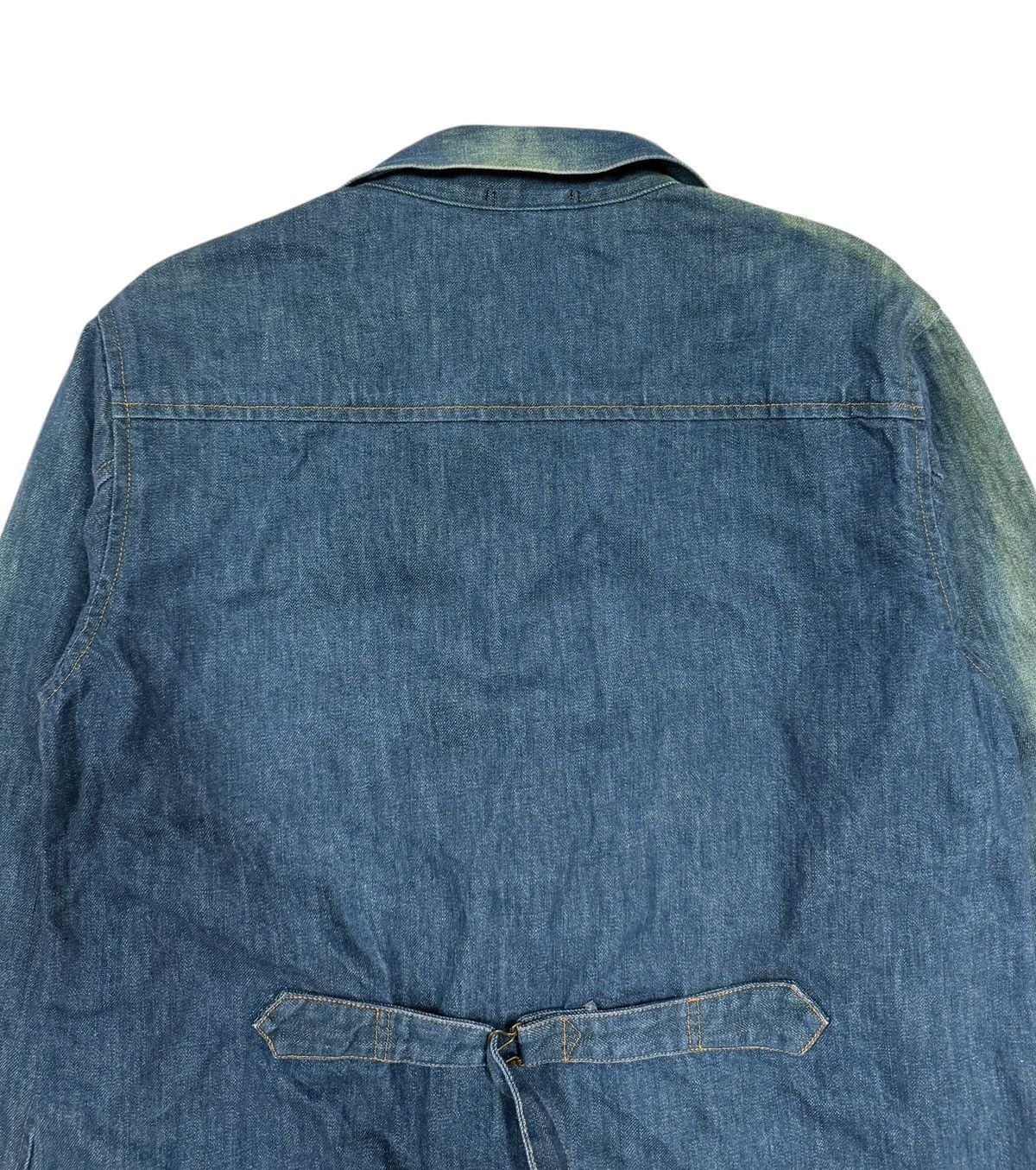 Needles × Nepenthes Vtg🔥Nepenthes Type-1 Trucker Sunfaded With Patina Jacket Size US L / EU 52-54 / 3 - 11 Thumbnail
