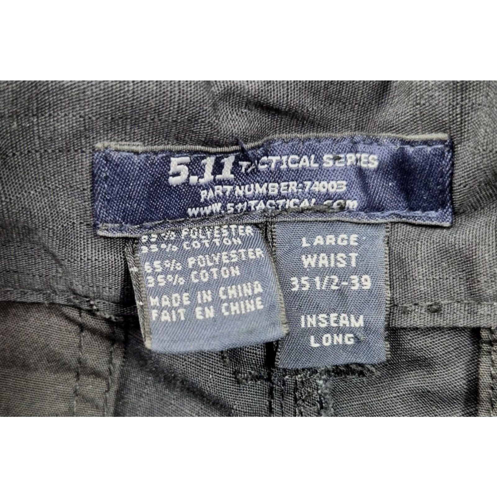 Vintage **5.11 Tactical Series Mens Pants Black Cargo Workwear Ripstop** User: **5.11 Tactical Series Mens Black Cargo Pants Ripstop** Size US 35 - 3 Thumbnail
