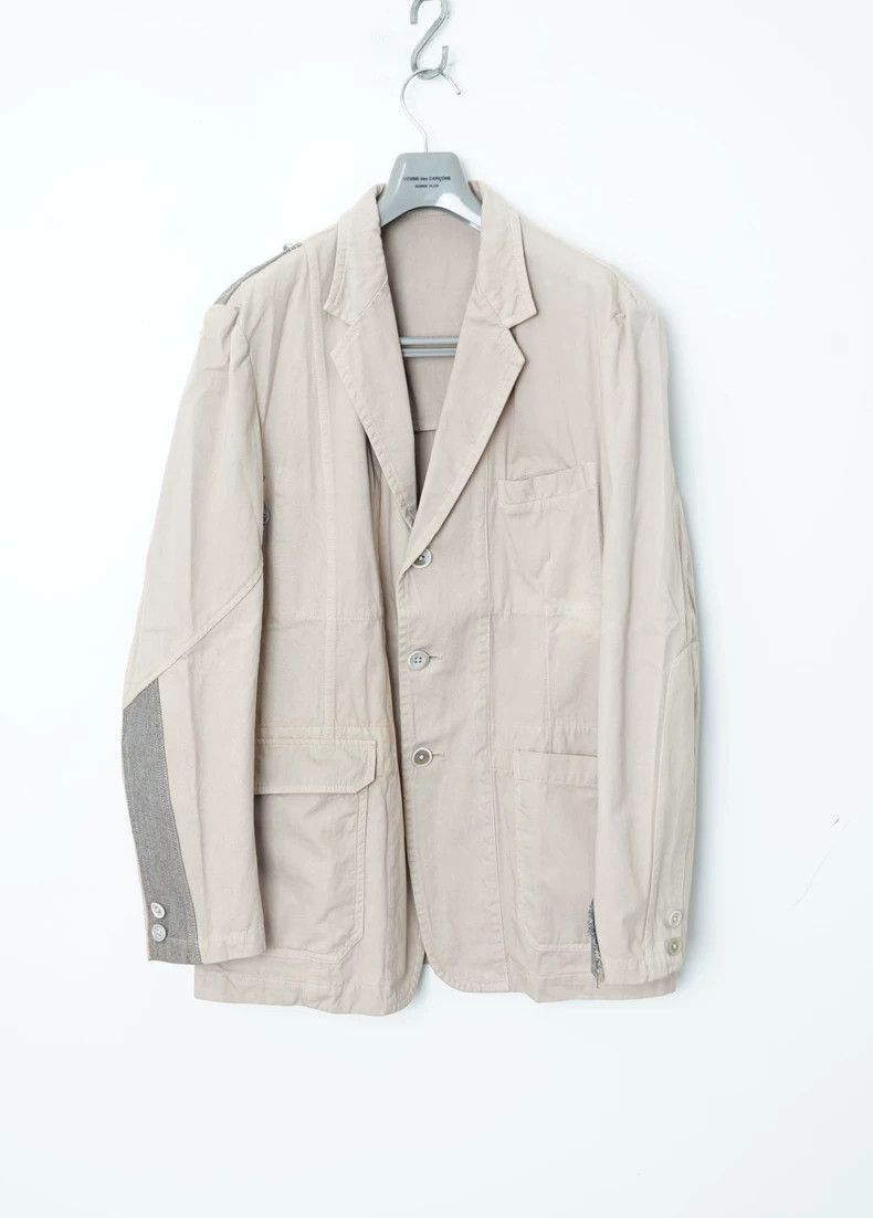 Yohji Yamamoto Yohji Yamamoto Yohji Yamamoto Color Blocked Jacket Blazer Size US L / EU 52-54 / 3 - 1 Thumbnail
