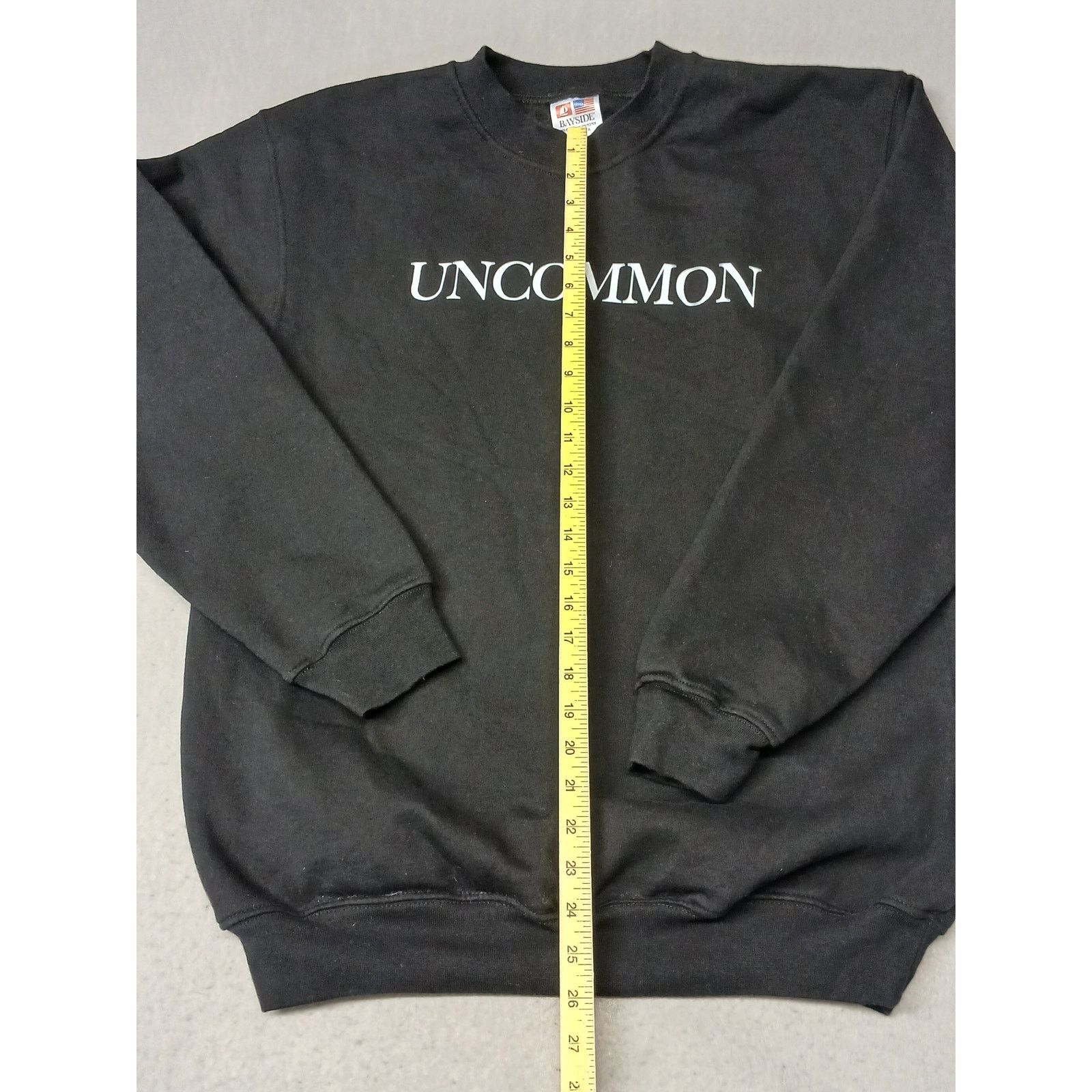 Other Bayside (Large) Adult's Black Crew Neck Pullover Sweatshirt Size US L / EU 52-54 / 3 - 2 Thumbnail