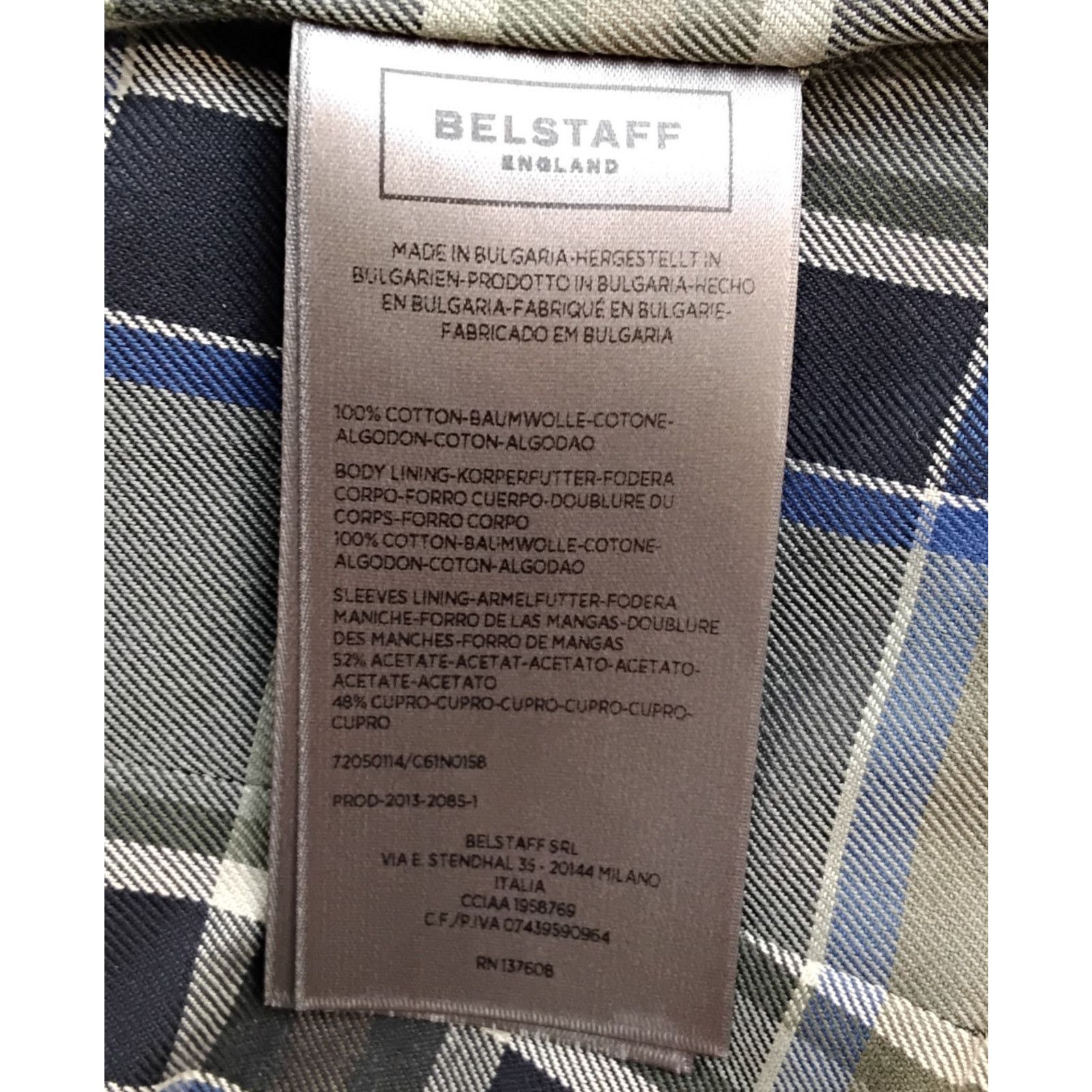 Belstaff Belstaff Waxed Tin Cloth Jacket Men's 42 Brown narrow waist Size US S / EU 44-46 / 1 - 12 Thumbnail
