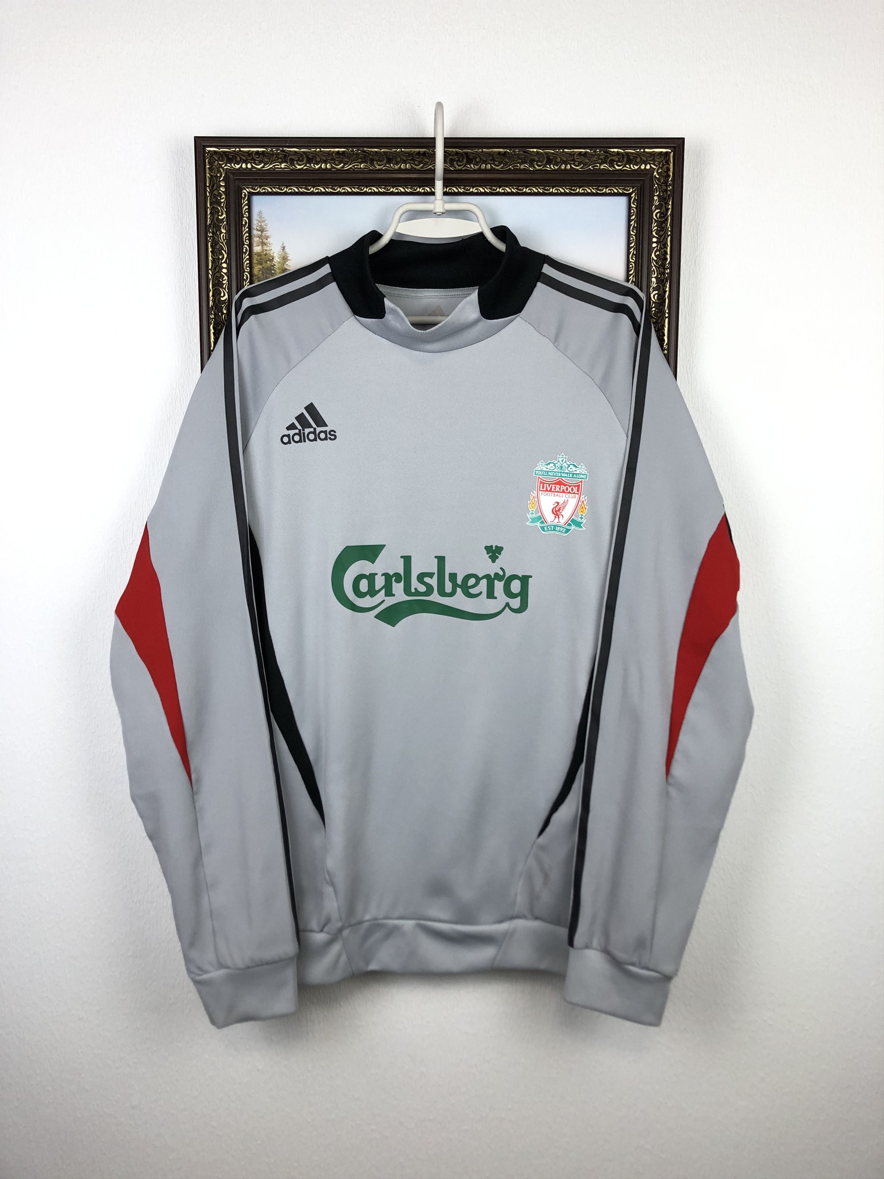 Adidas Vintage Adidas Liverpool Football Sweatshirt Soccer Track Size US L / EU 52-54 / 3 - 1 Thumbnail