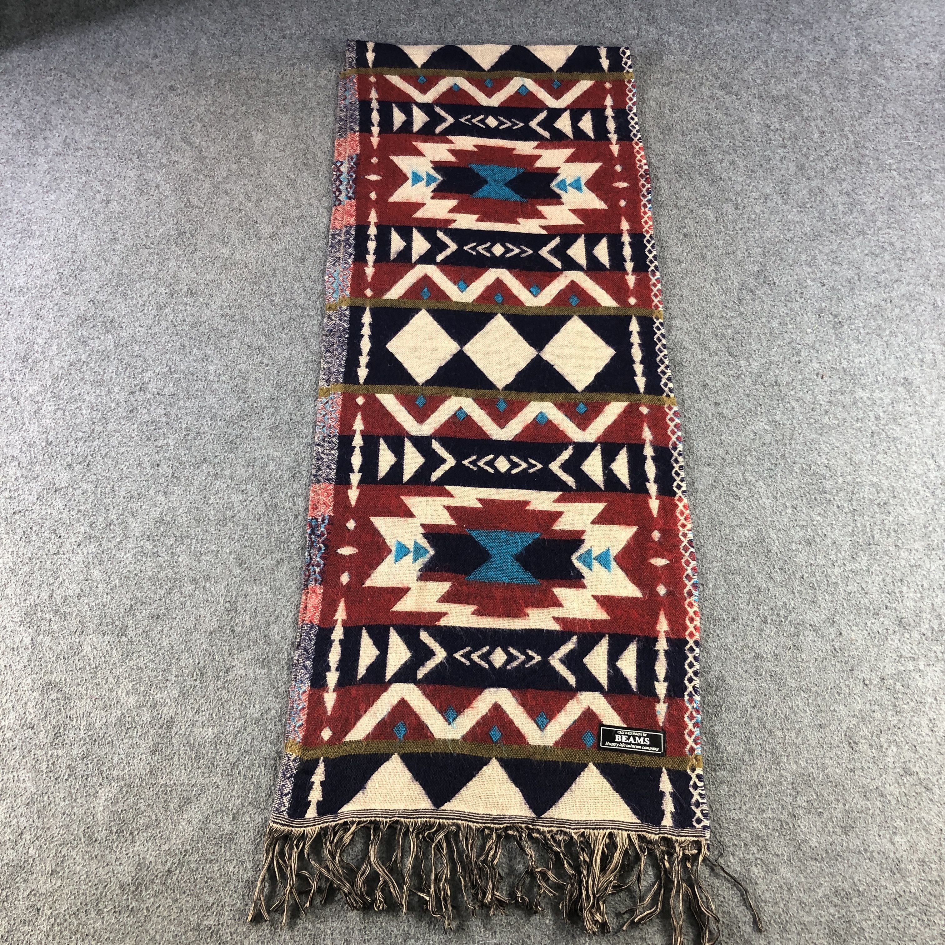 Beams Plus Beams Native Design Neck Wrap Scarf Muffler V2917 Size ONE SIZE - 2 Thumbnail
