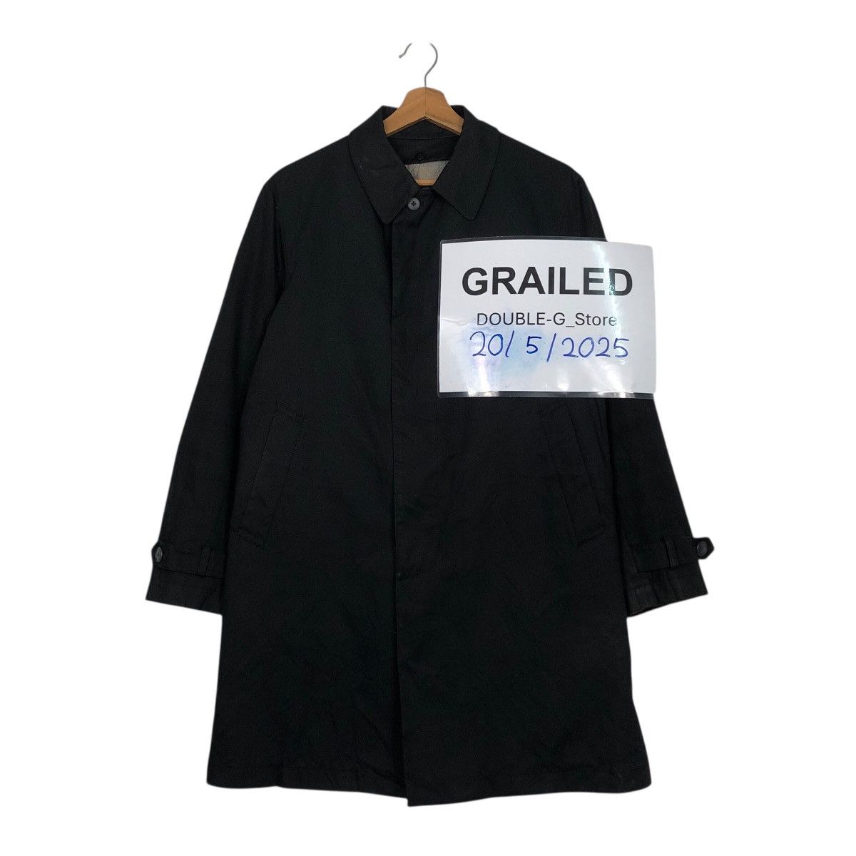 Japanese Brand SHIPS Archival Noir Tech-Twill Overcoat Issey Miyake Size US M / EU 48-50 / 2 - 1 Thumbnail