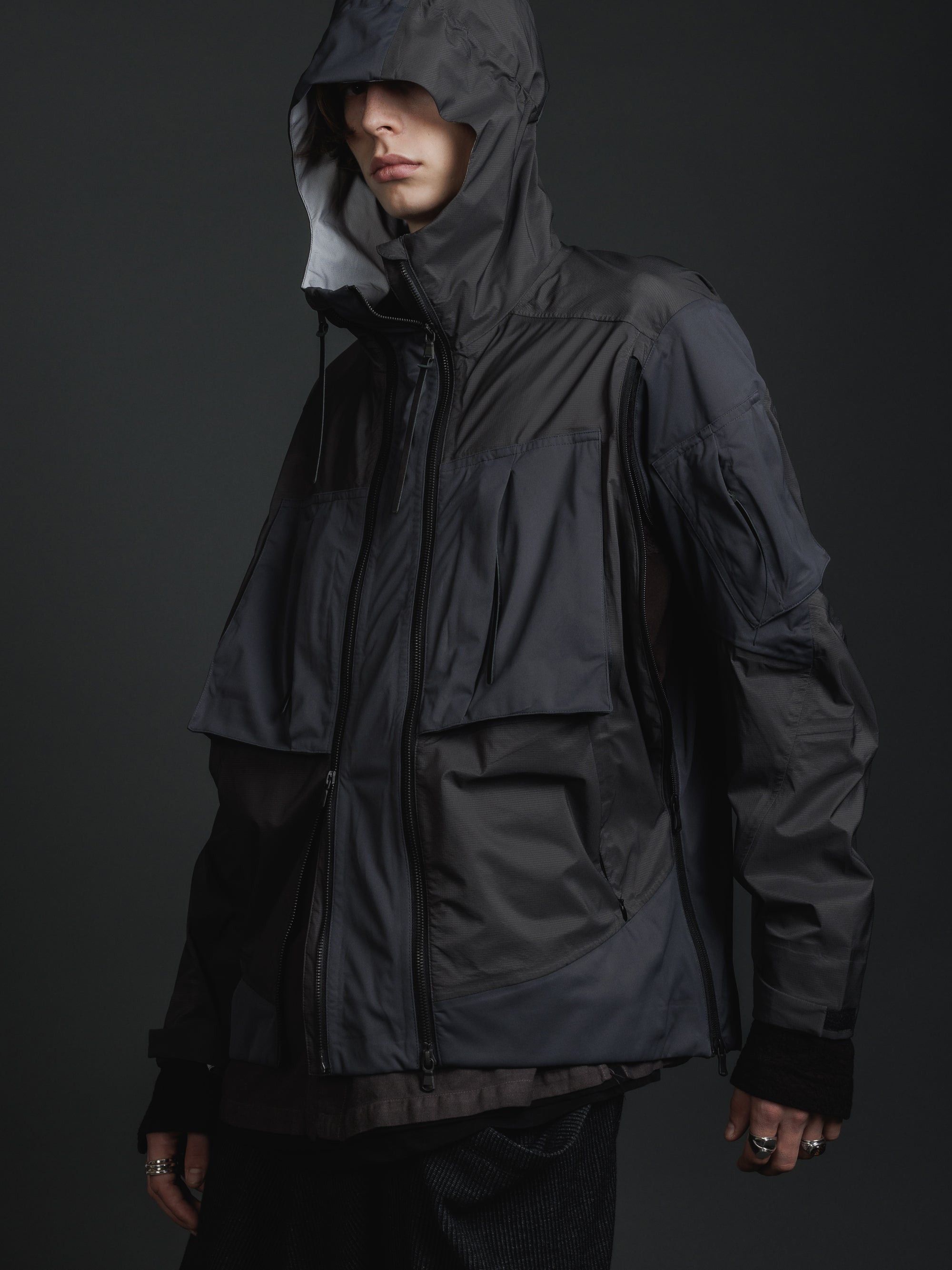The Viridi-anne Black Water-Repellent Jacket Size US M / EU 48-50 / 2 - 19 Thumbnail
