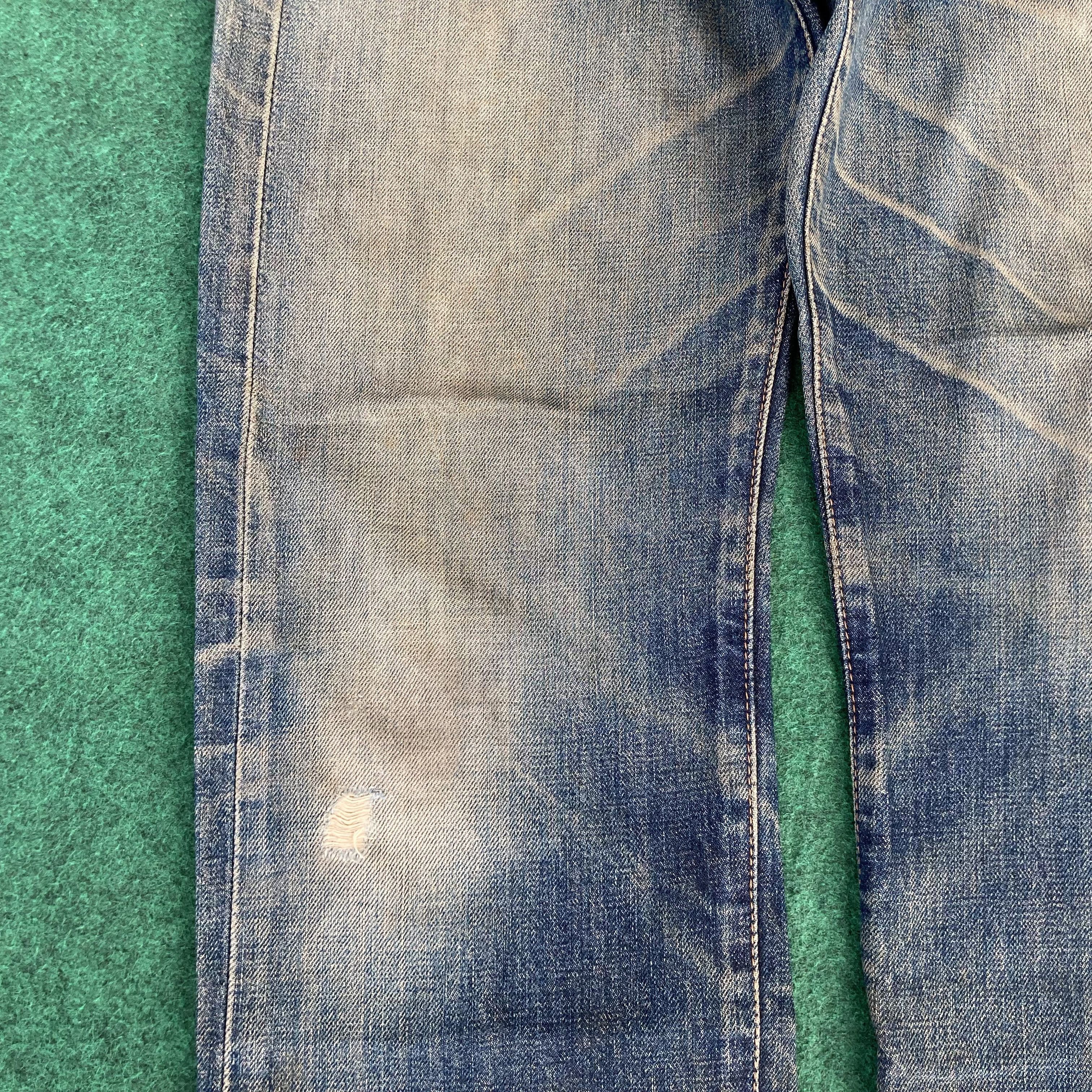 Levi's 28x30 Vtg Levis 502 Japan Big E Redline Selvedge Denim Jeans Size US 28 / EU 44 - 10 Thumbnail