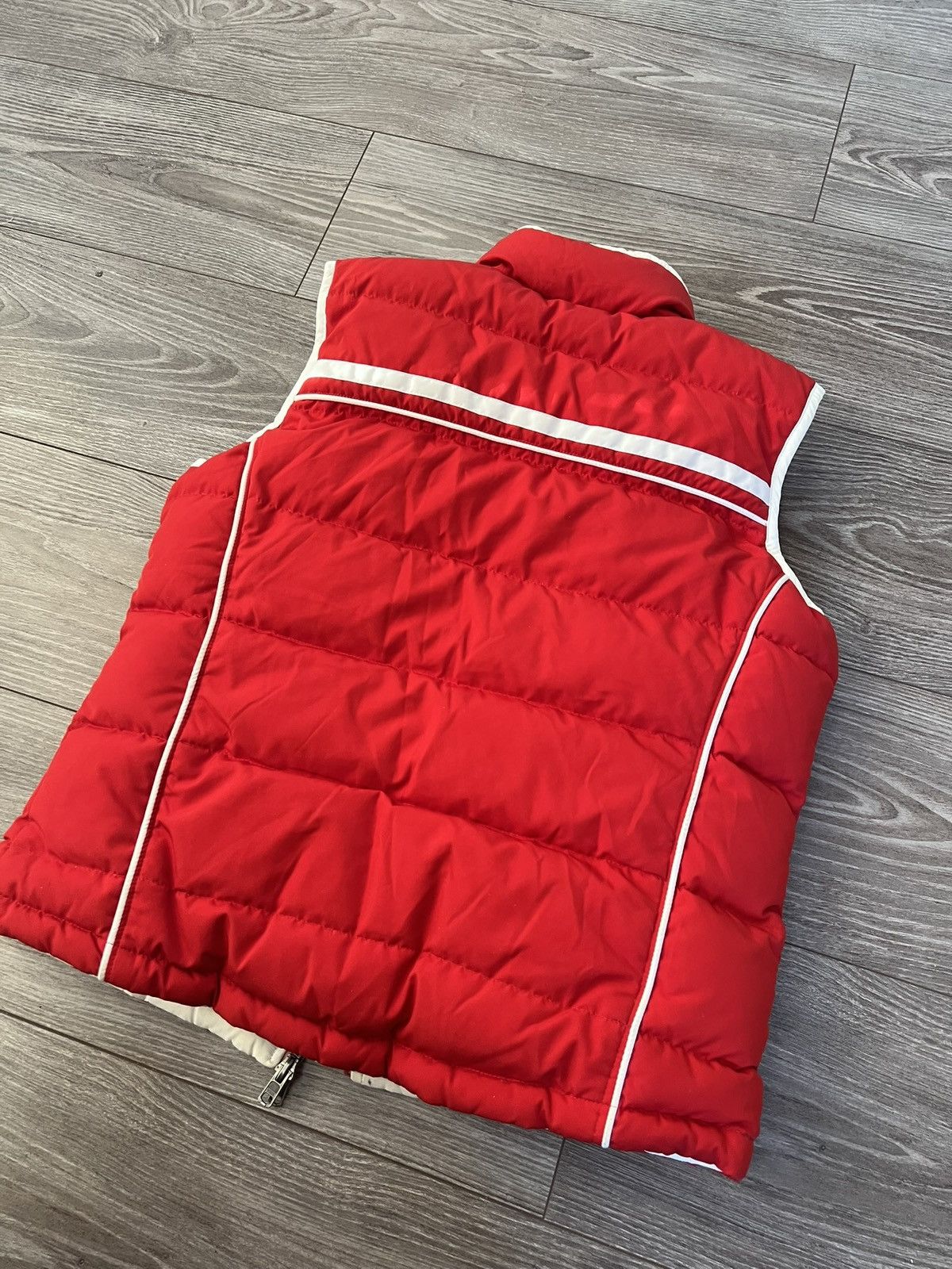 Nike × Vintage ‼️Vintage Knit Swoosh Logo Puffer Reversible Vest‼️ Size S / US 4 / IT 40 - 9 Thumbnail