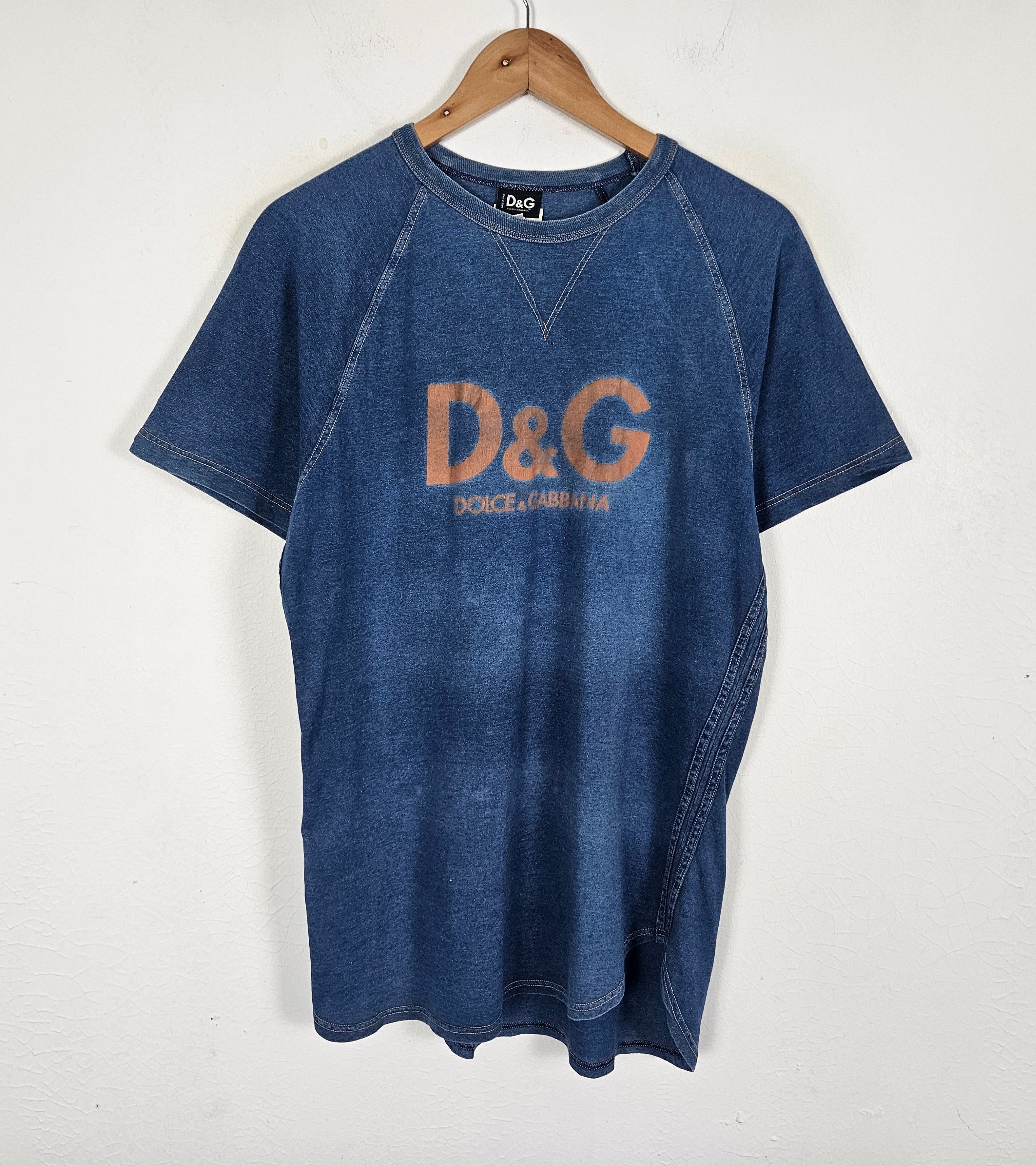 Dolce & Gabbana Dolce & Gabbana D&G Jeans denim tee shirt Size US L / EU 52-54 / 3 - 2 Thumbnail