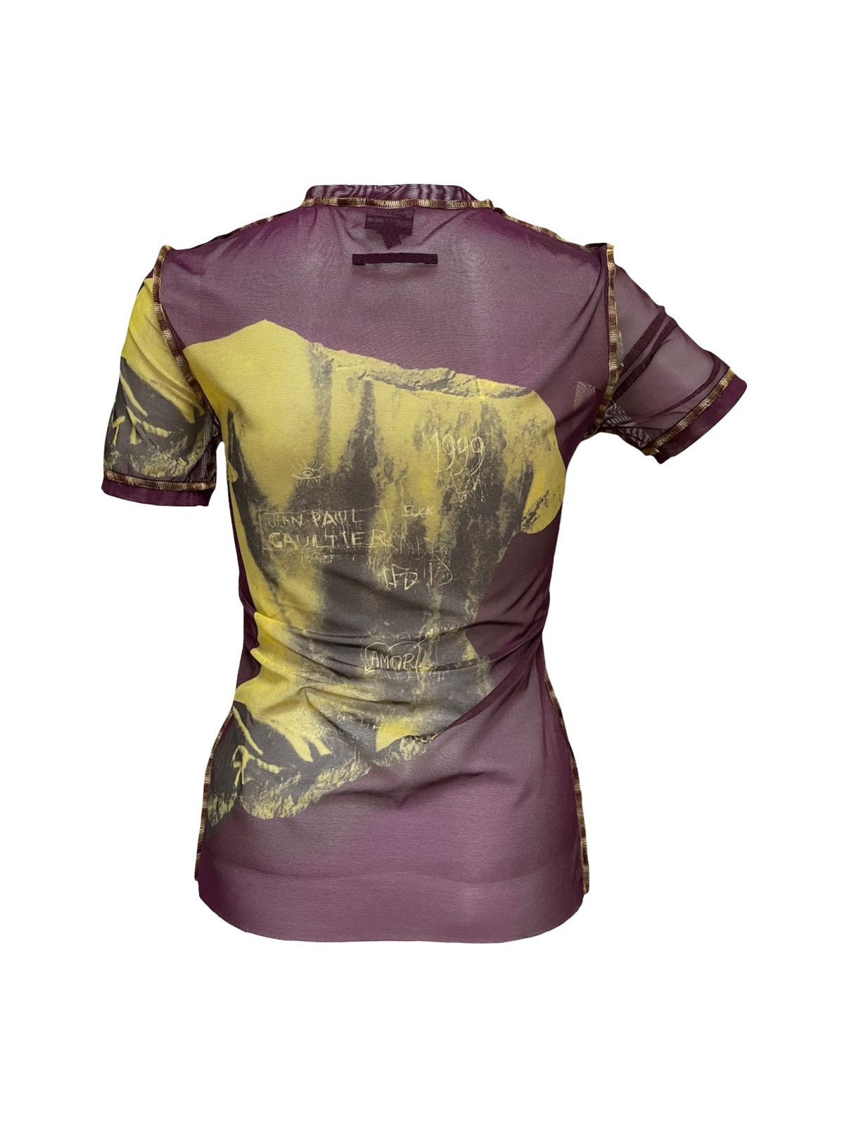 Jean Paul Gaultier JEAN PAUL GAULTIER S/S 1999 Venus De Milo Mesh T-Shirt Size M / US 6-8 / IT 42-44 - 2 Thumbnail