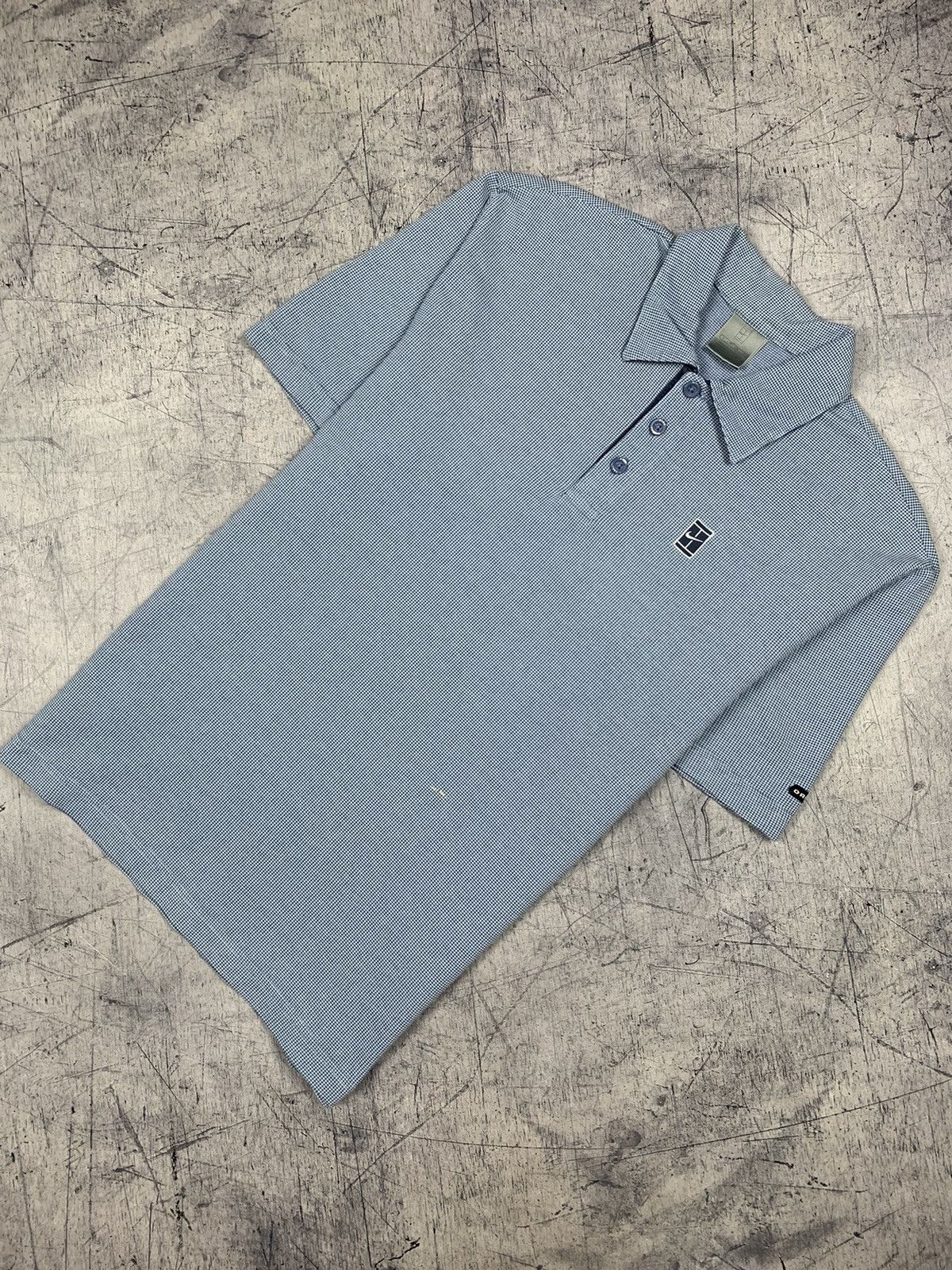 Nike Y2K Nike Tennis Court Checkered Polo like Andre Agassi Size US S / EU 44-46 / 1 - 1 Thumbnail
