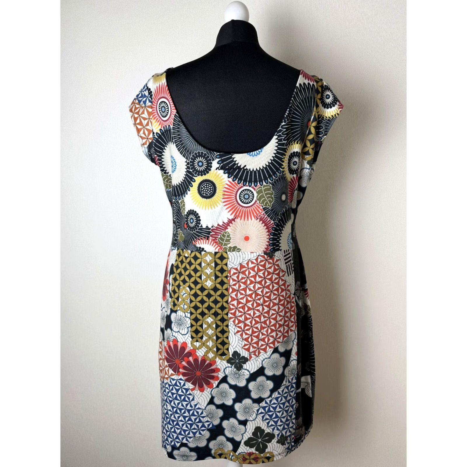 Desigual Desigual Dress Womens A-Line XL Knee Length Multicoloured 100% genuine Damaris 67V20F5 Size XL / US 12-14 / IT 48-50 - 6 Thumbnail