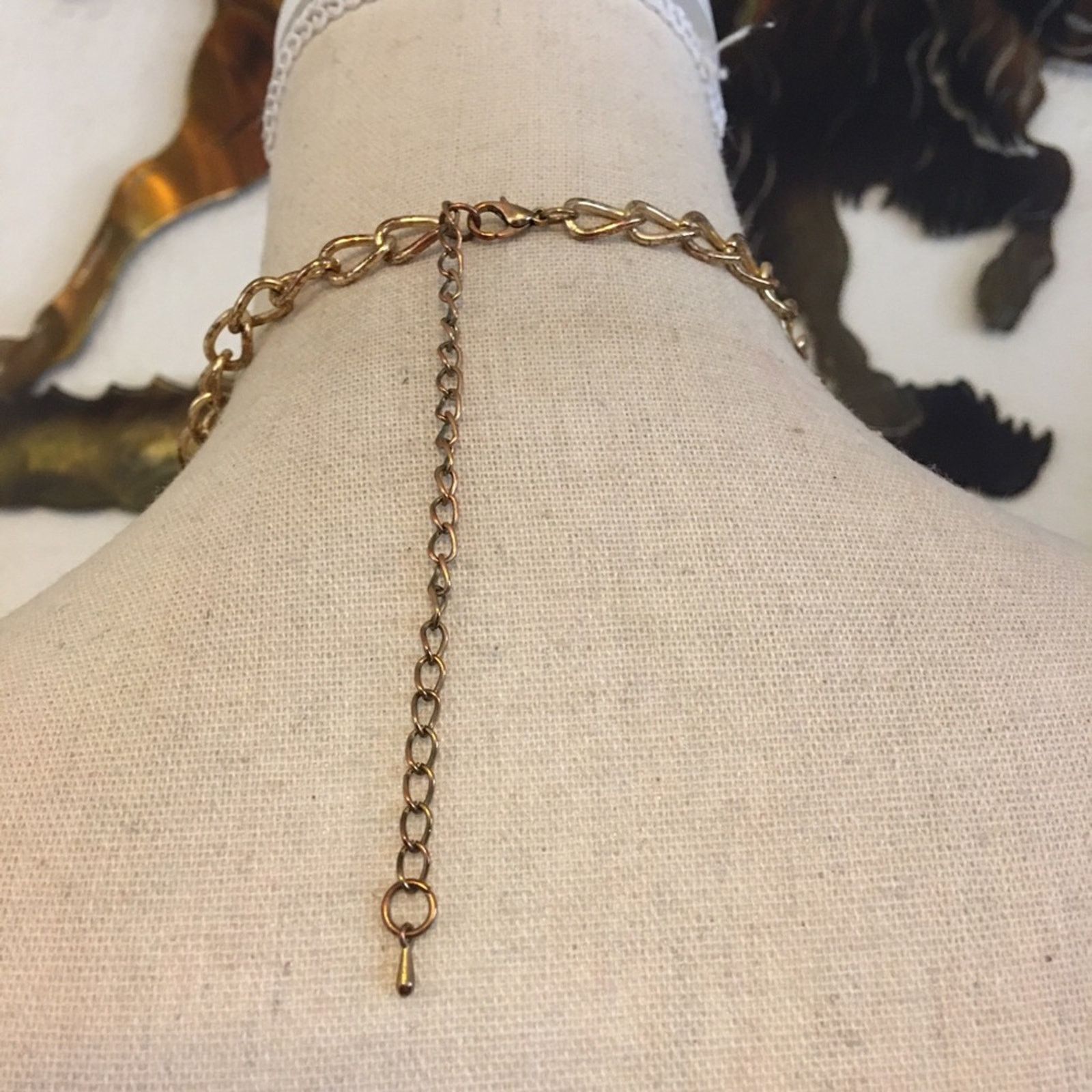Vintage Vintage 90s faceted creamsicle chandelier necklace Size ONE SIZE - 5 Thumbnail