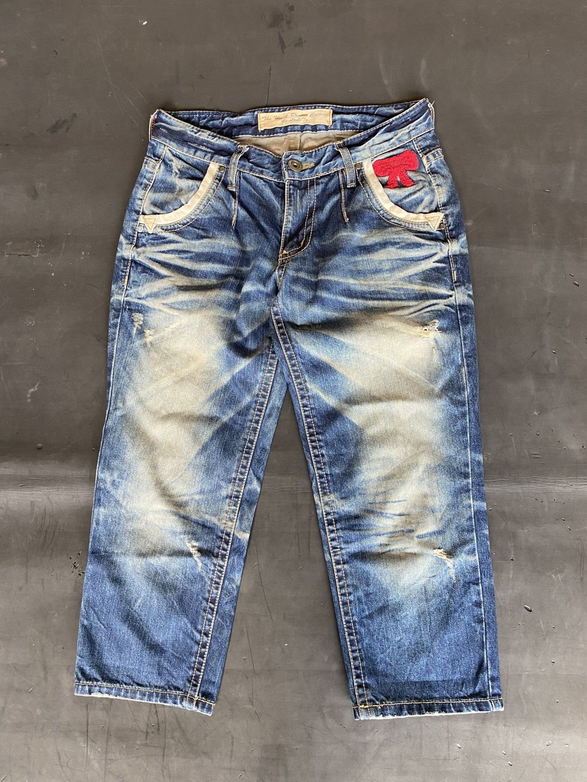 If Six Was Nine 💸BINDINGOFFER💸Lolita x Yoshimoto Nara cat 3/4 Denim Size US 30 / EU 46 - 4 Thumbnail