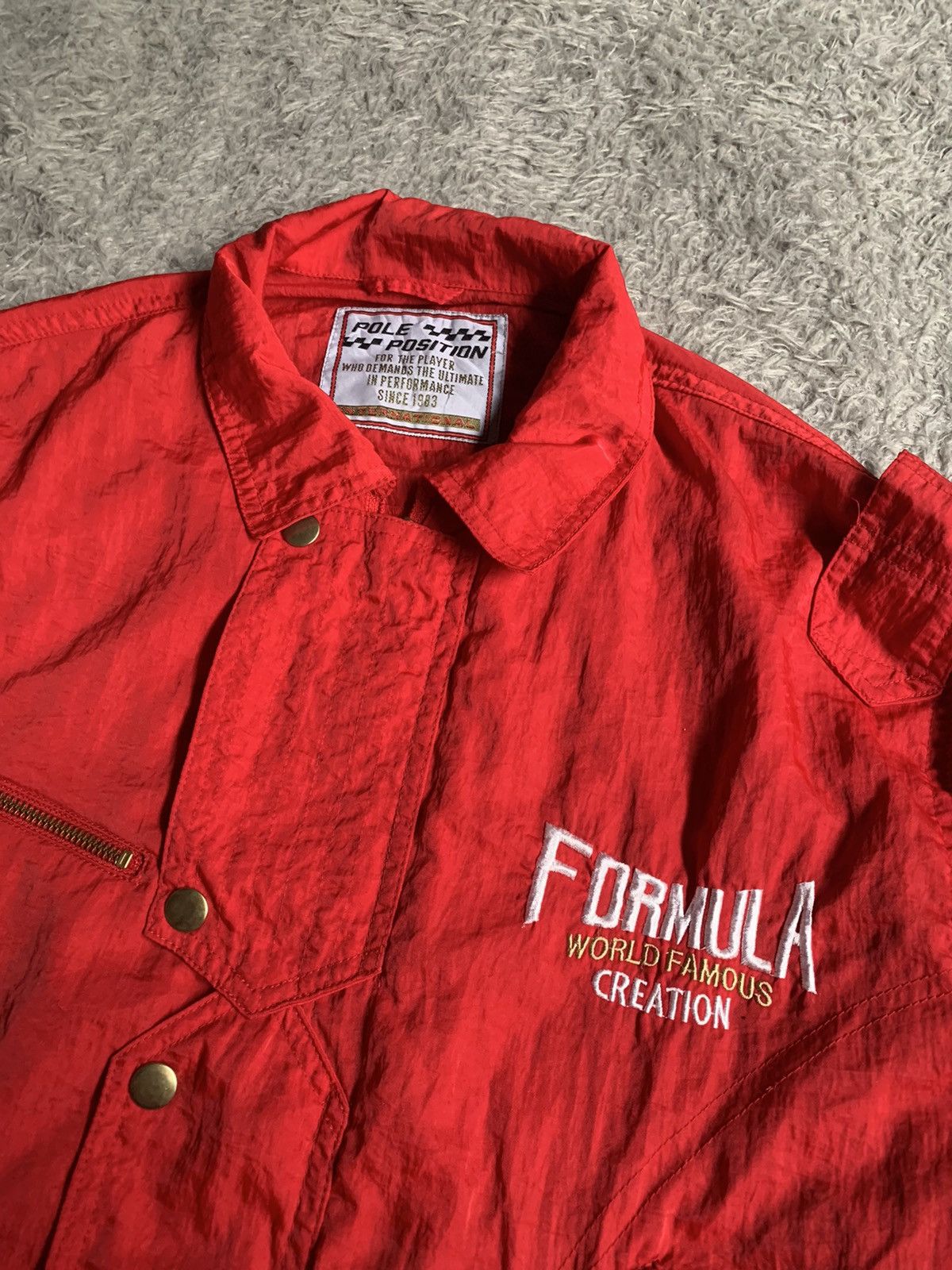 Sports Specialties Vintage 90s F1 Formula World Famous Racing Light Bomber Size US M / EU 48-50 / 2 - 3 Thumbnail