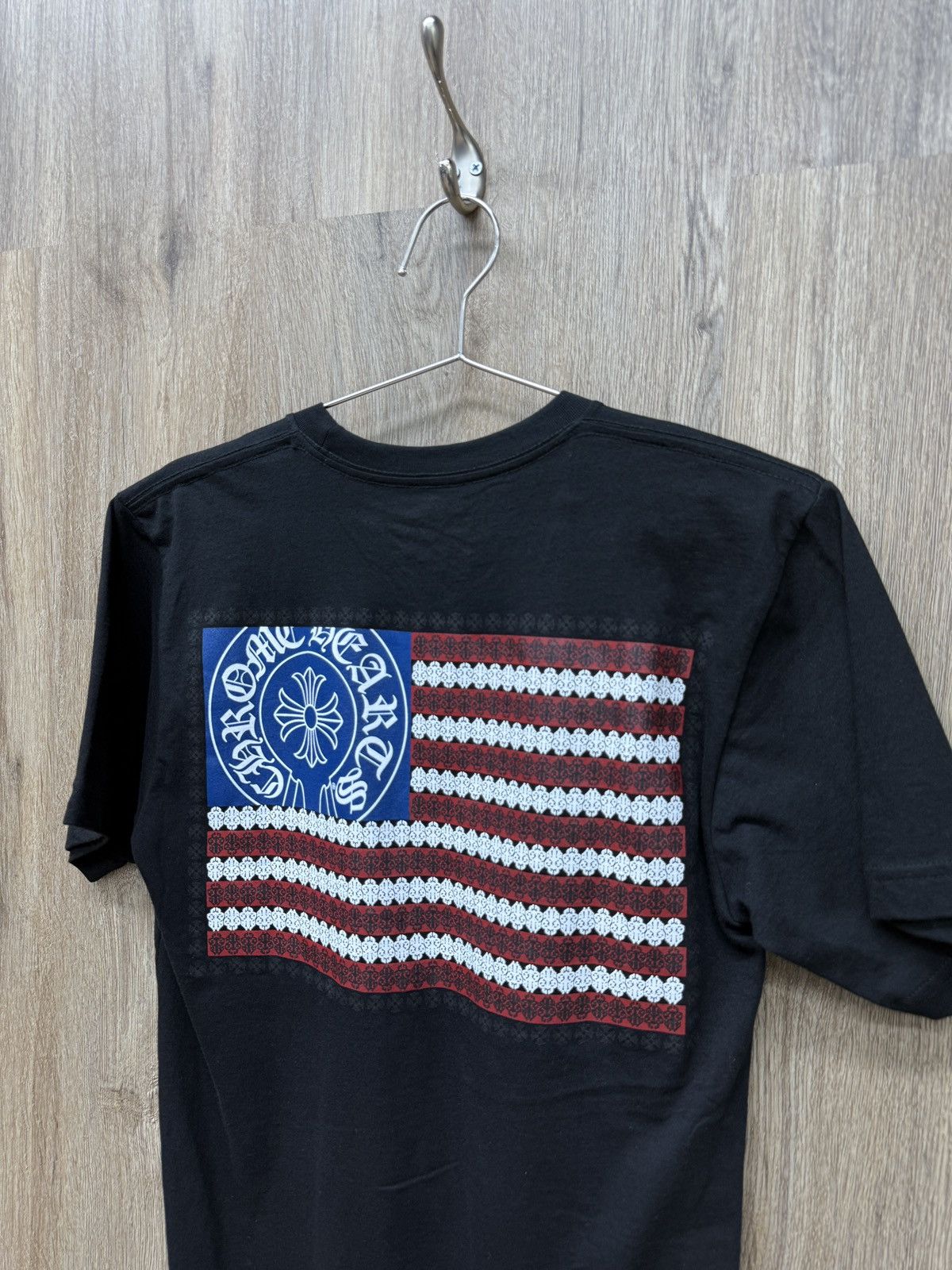 Chrome Hearts Chrome Hearts USA Flag Short Sleeve Size US S / EU 44-46 / 1 - 5 Thumbnail