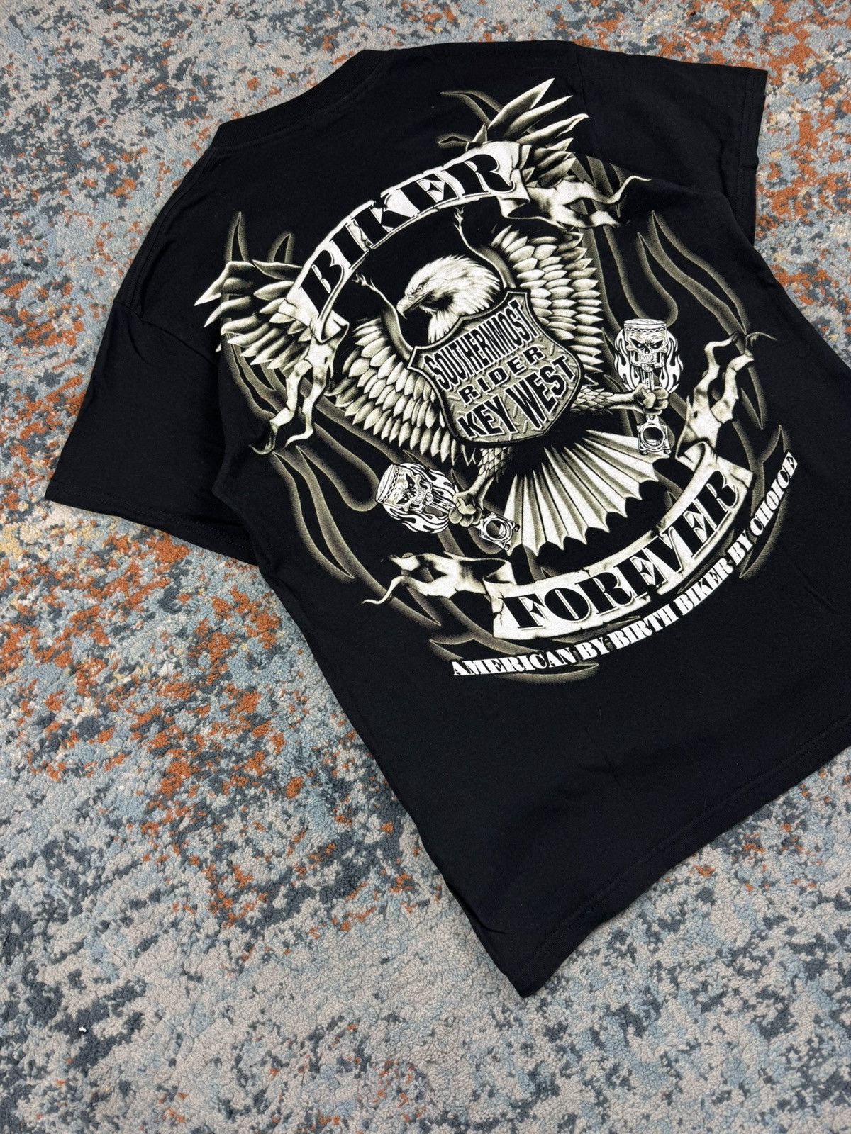 Vintage × West Coast Choppers Vintage 00s biker forever tribal harley style graphic tee Size US M / EU 48-50 / 2 - 4 Thumbnail