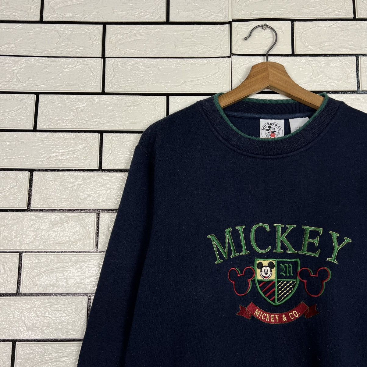 Mickey & Co. Vintage MICKEY & CO. Embroidered Logo Sweatshirt #4071-C185 Size US M / EU 48-50 / 2 - 4 Thumbnail