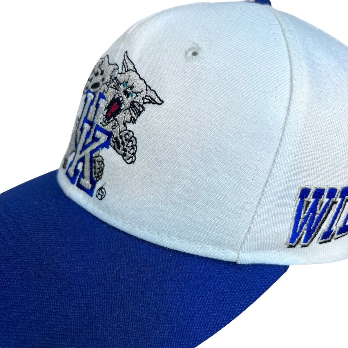 NCAA × Sports Specialties × Vintage 90s NCAA Kentucky Wildcats Side Wave Sports Specialties Hat Size ONE SIZE - 5 Thumbnail