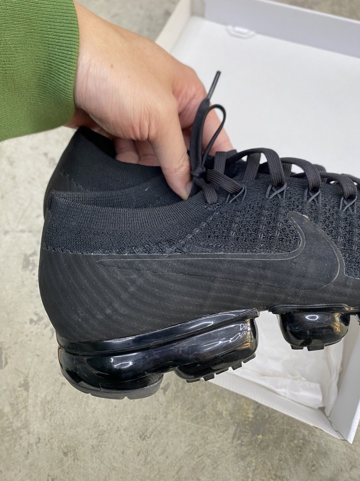 Nike Nike Vapormax Flyknit Air Black Size US 10.5 / EU 43-44 - 8 Thumbnail