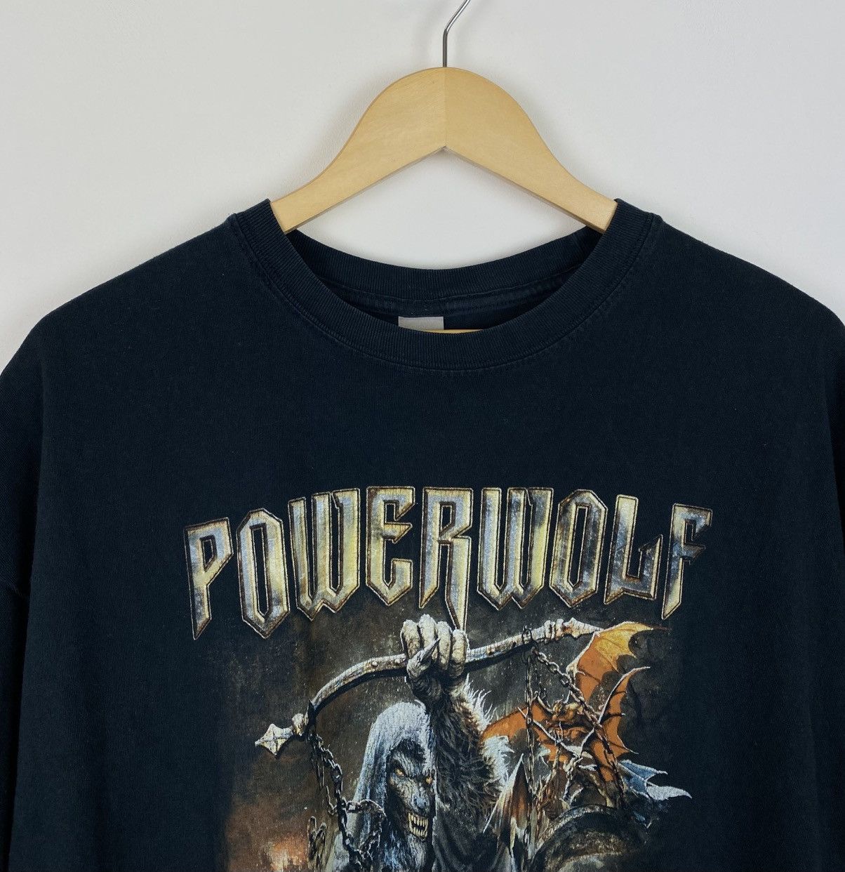 Band Tees Powerwolf Call Of The Wild Rock Band Tour T-Shirt Top Black Size US XXL / EU 58 / 5 - 2 Thumbnail
