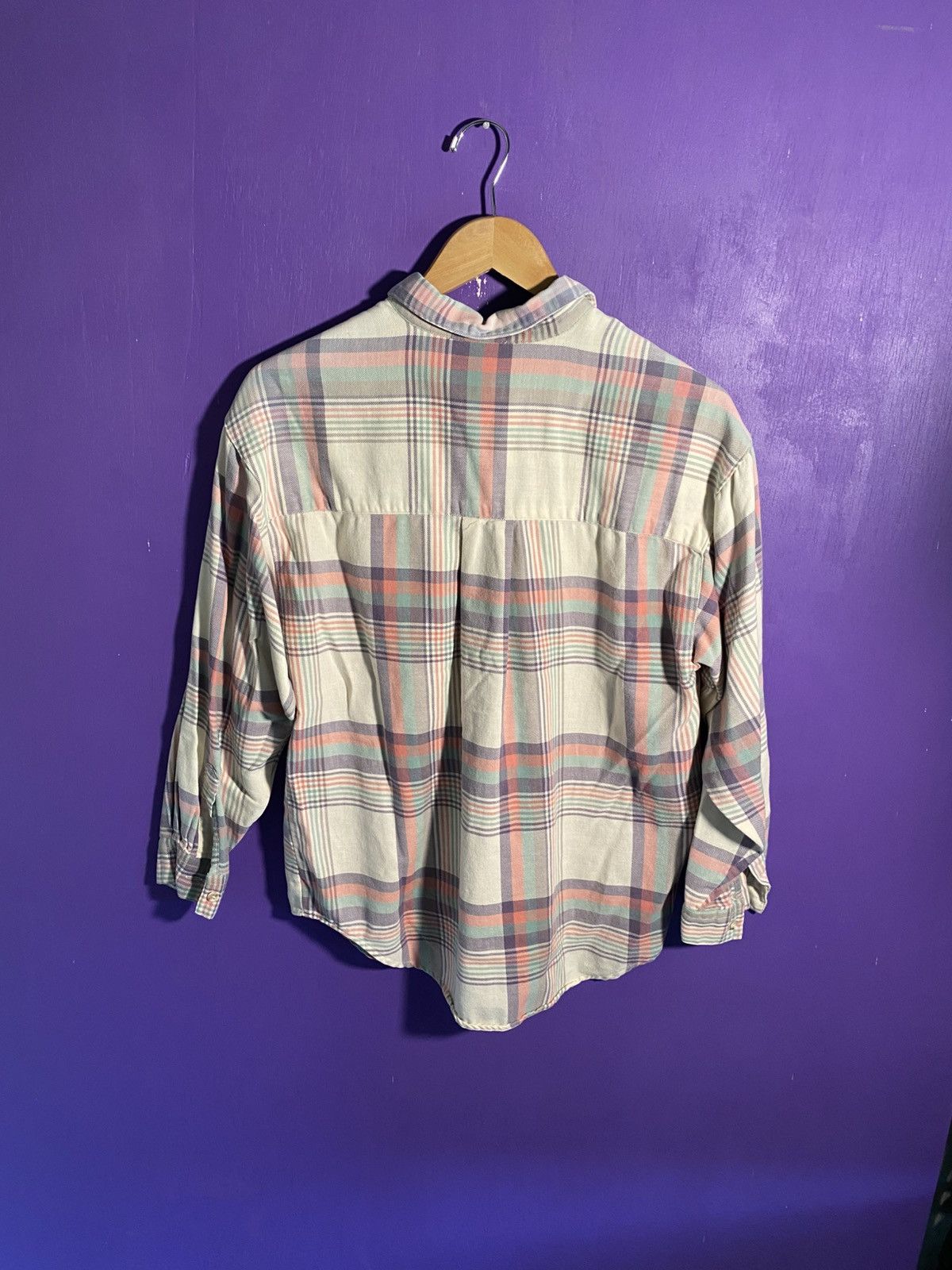 Eddie Bauer Vintage 90s Eddie Bauer plaid button up Size S / US 4 / IT 40 - 2 Thumbnail