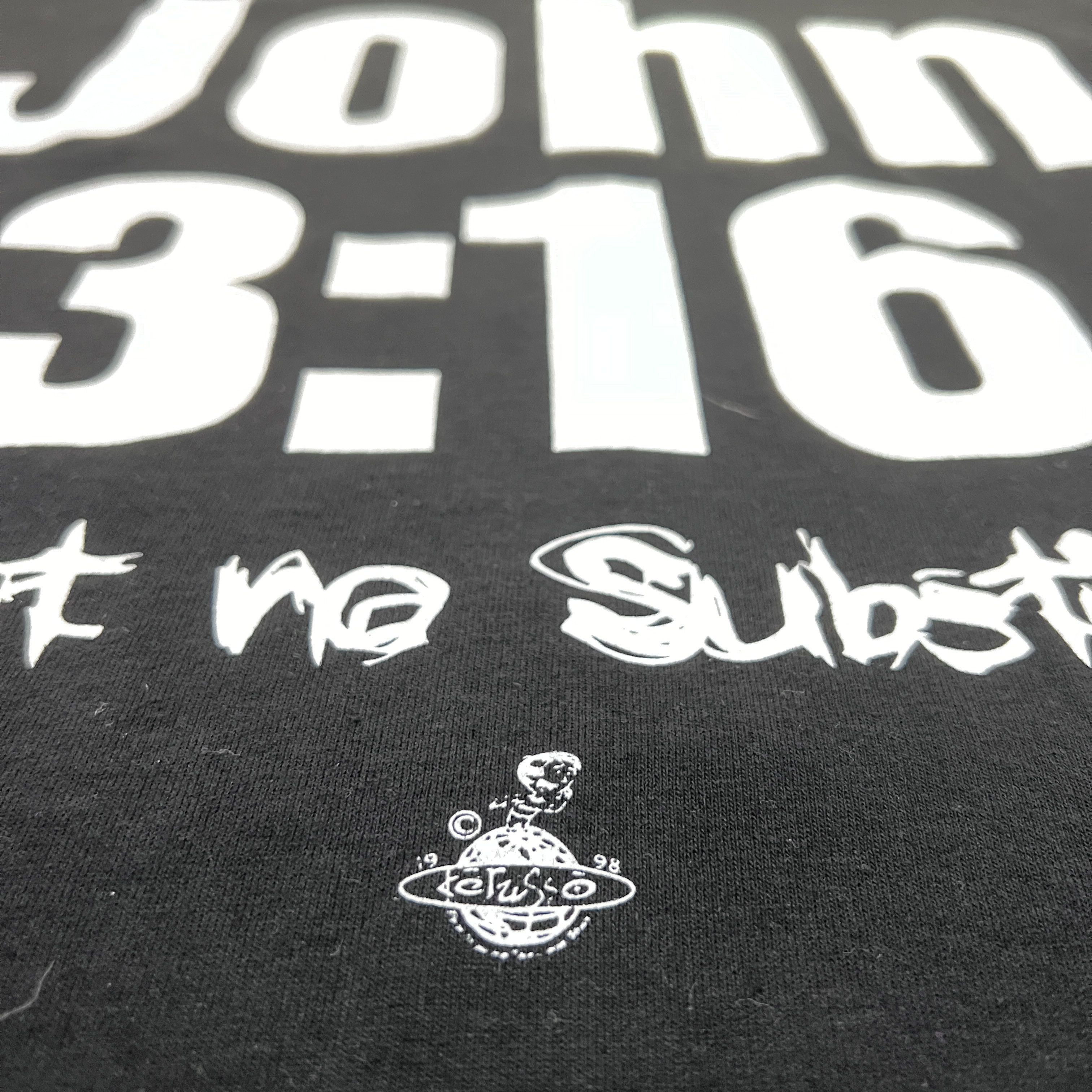 Vintage Vintage 90s 1998 John 3:16 Jesus Bible Holy Tee 2XL Size US XXL / EU 58 / 5 - 3 Thumbnail