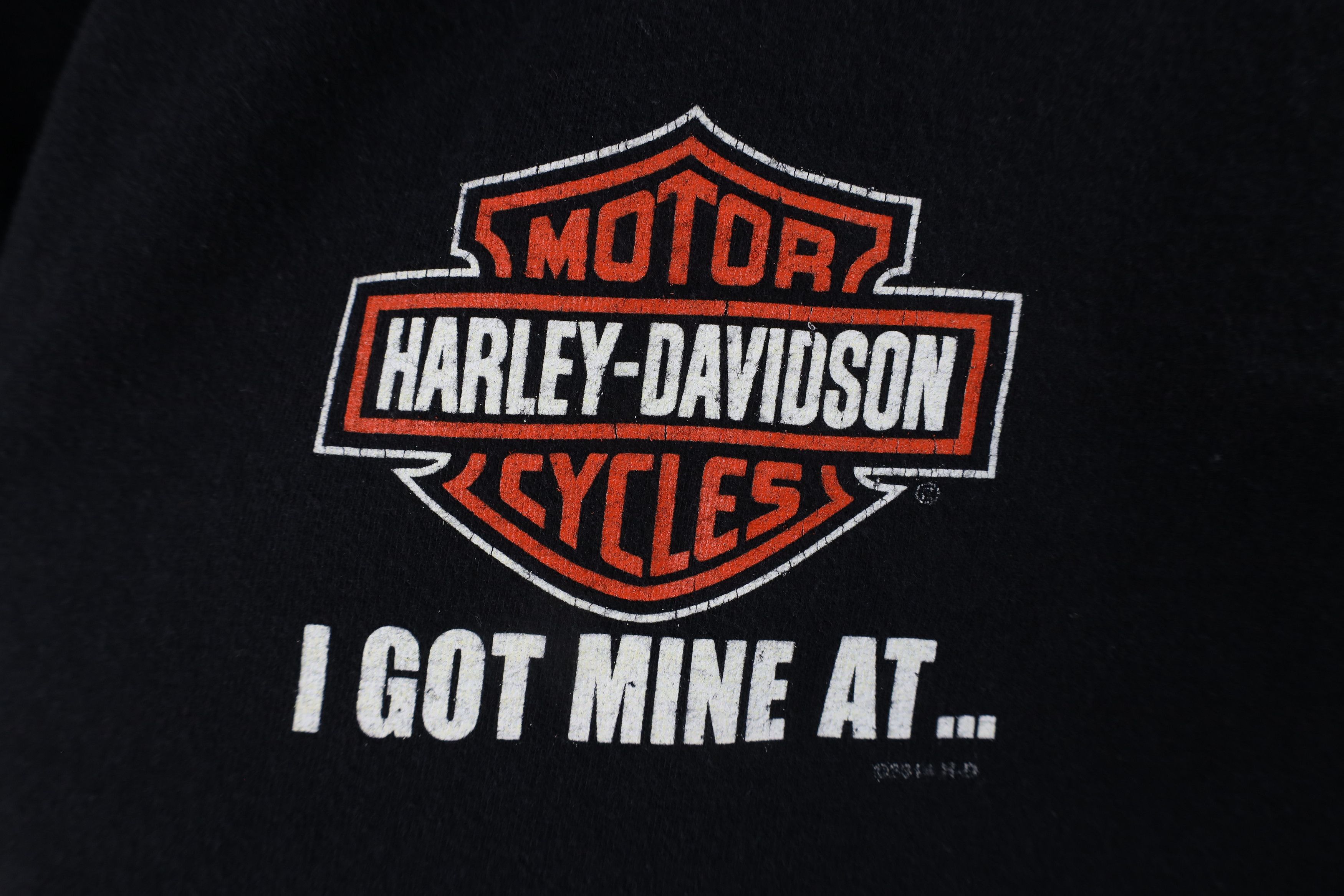 Harley Davidson × Vintage Y2K Harley Davidson Spell Out Big Logo Short Sleeve T-Shirt Size US XXL / EU 58 / 5 - 4 Thumbnail