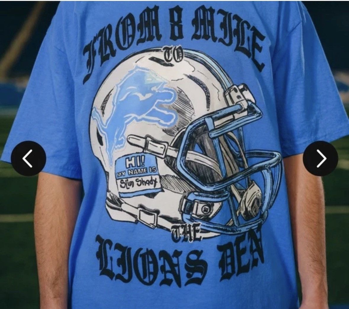 Eminem Eminem x Detroit Lions Capsule Helmet T-Shirt Men’s M New Size US M / EU 48-50 / 2 - 7 Thumbnail