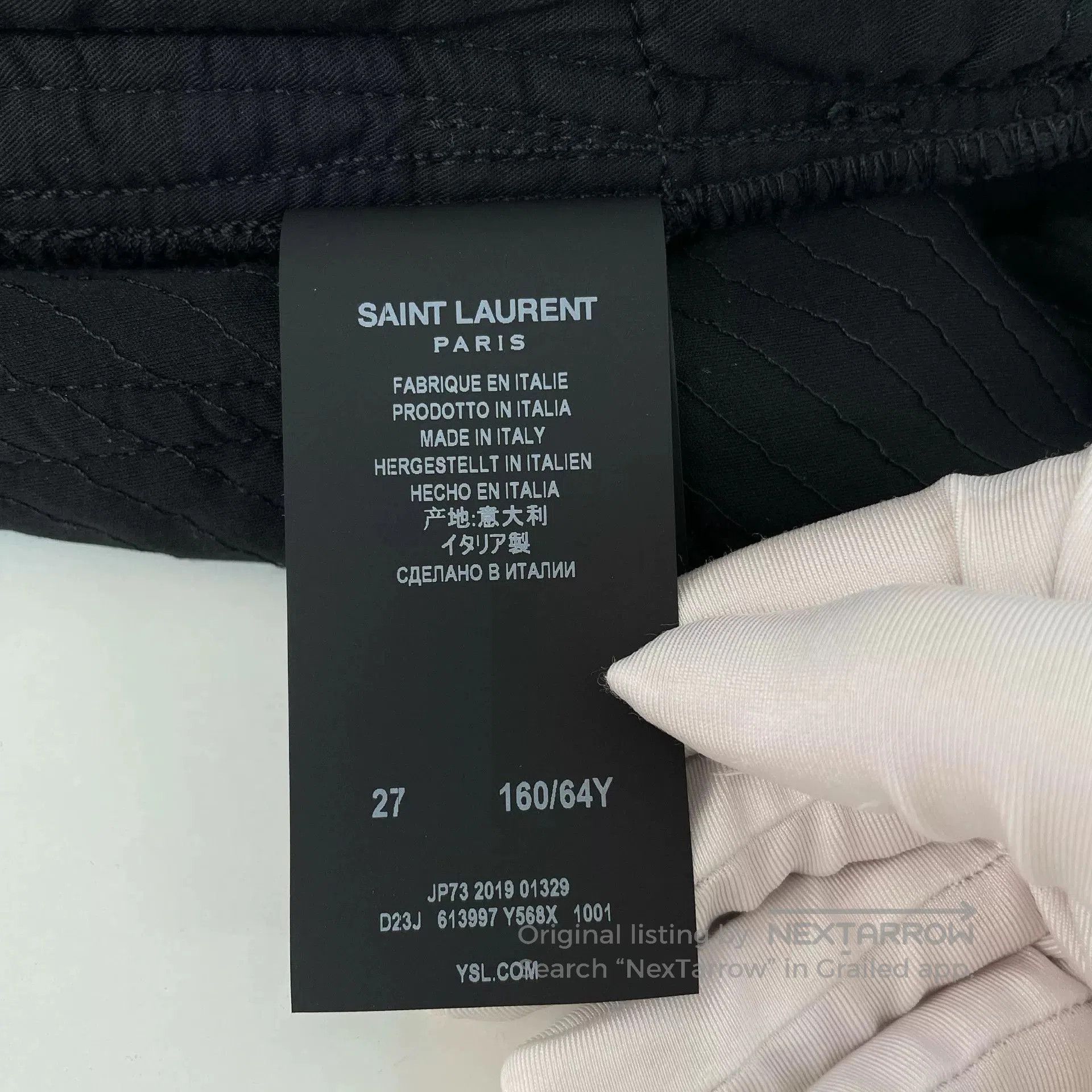 Saint Laurent Paris Saint Laurent Black Shorts. Size 27" / US 4 / IT 40 - 7 Thumbnail