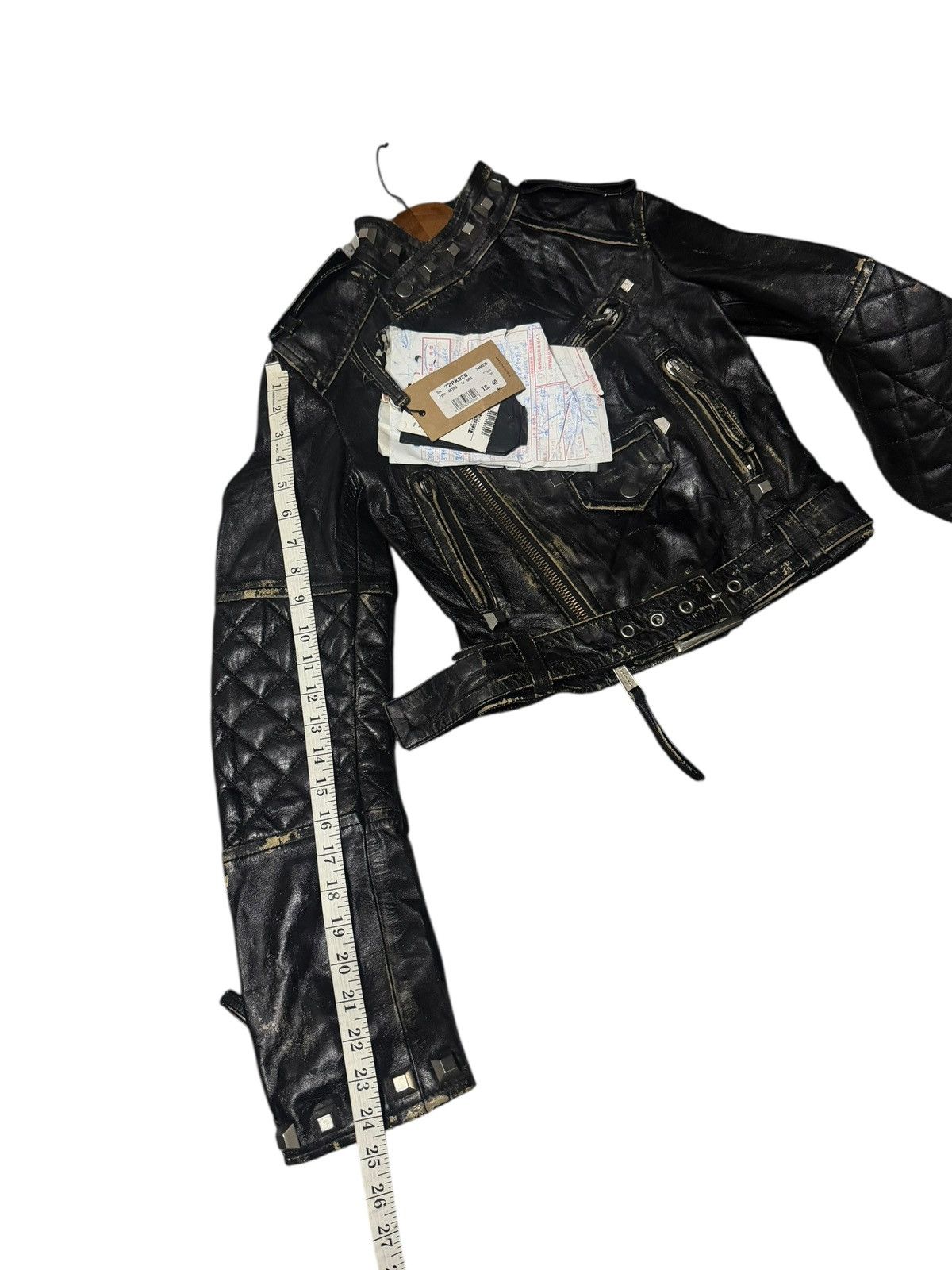 Dsquared2 Dsquared2 Fall 2005 Runway Studded Leather Jacket Size XS / US 0-2 / IT 36-38 - 17 Thumbnail