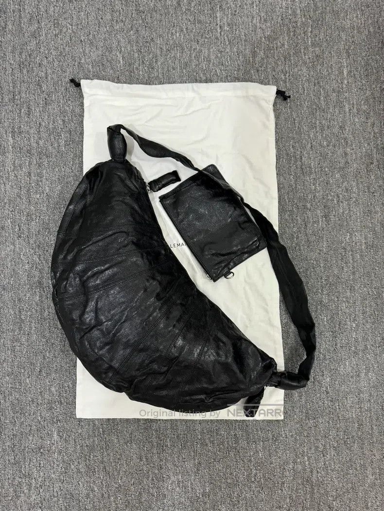 Lemaire LEMAIRE Black coated bag i Size ONE SIZE - 1 Thumbnail