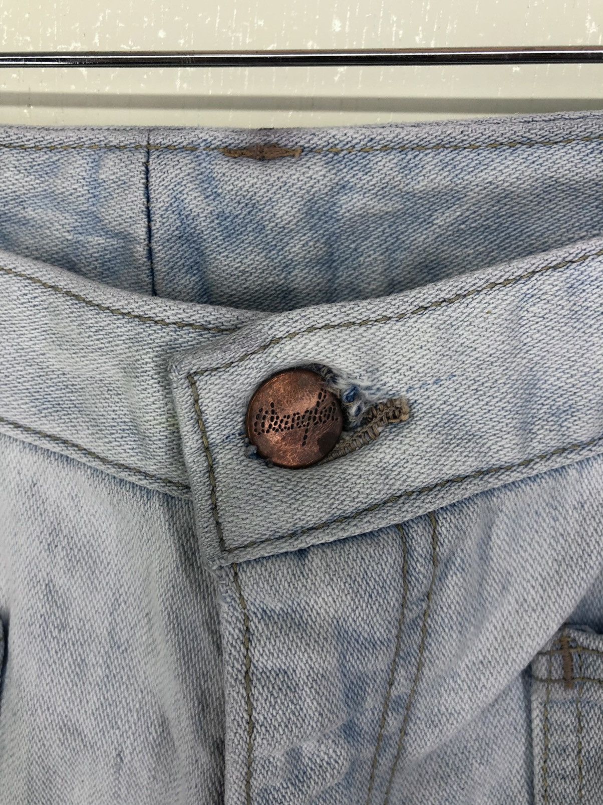 Wrangler Vintage Wrangler Super Flared Light Wash Bush Pants Size US 26 / EU 42 - 4 Thumbnail