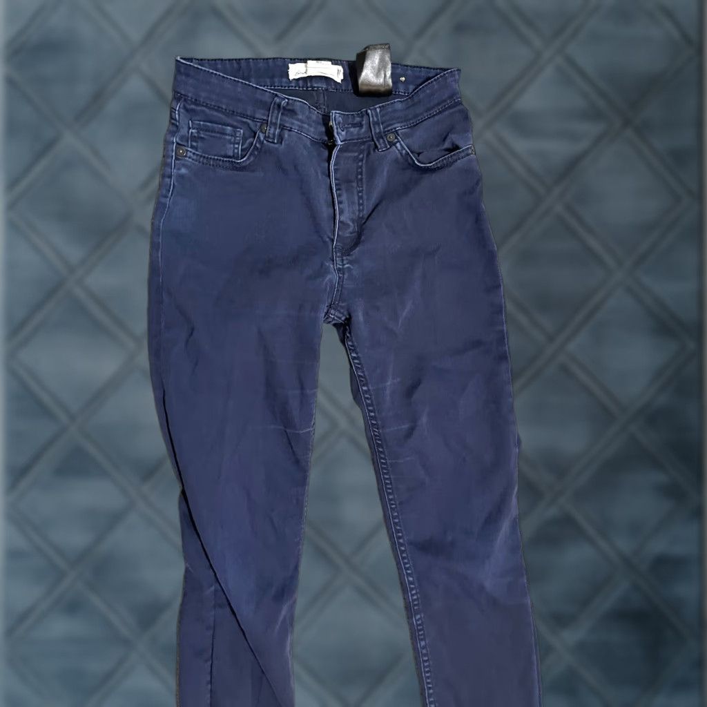 H&M LOGG H&M Womens Navy Blue Skinny Jeans 6 Size 28" / US 6 / IT 42 - 1 Thumbnail