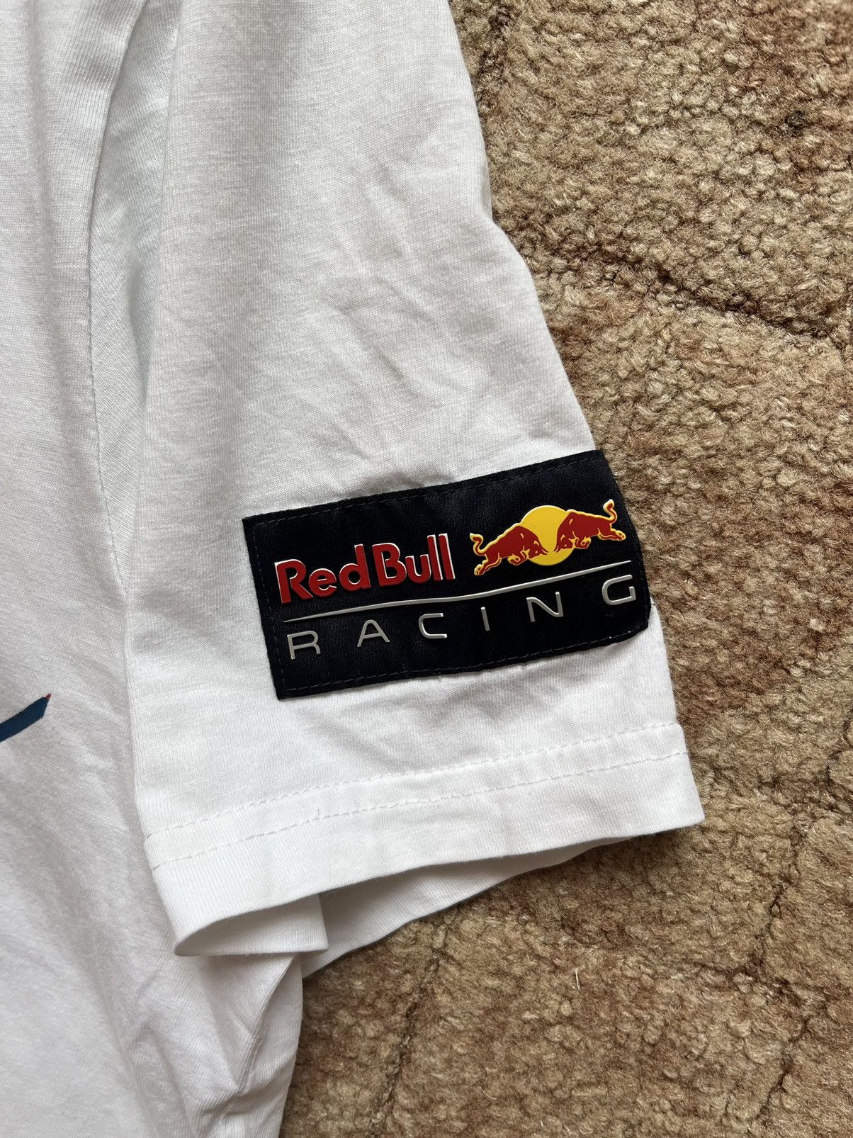 Puma × Red Bull Vintage Red Bull Racing F1 Puma Nascar White Big Logo Tee Size US M / EU 48-50 / 2 - 3 Thumbnail