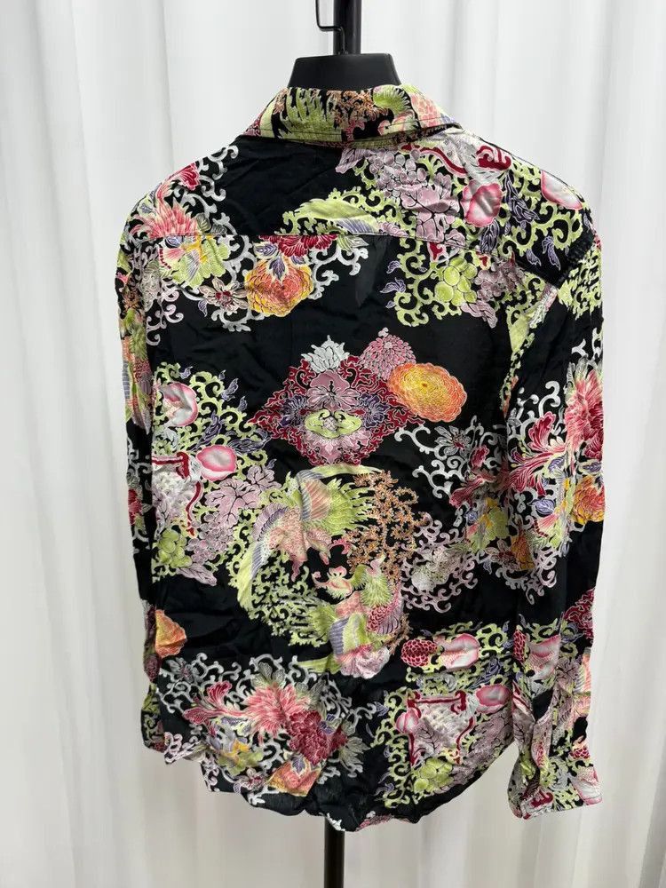Yohji Yamamoto Sz 3 Yohji Yamamoto Mafia Flower Shirt Size US L / EU 52-54 / 3 - 3 Thumbnail