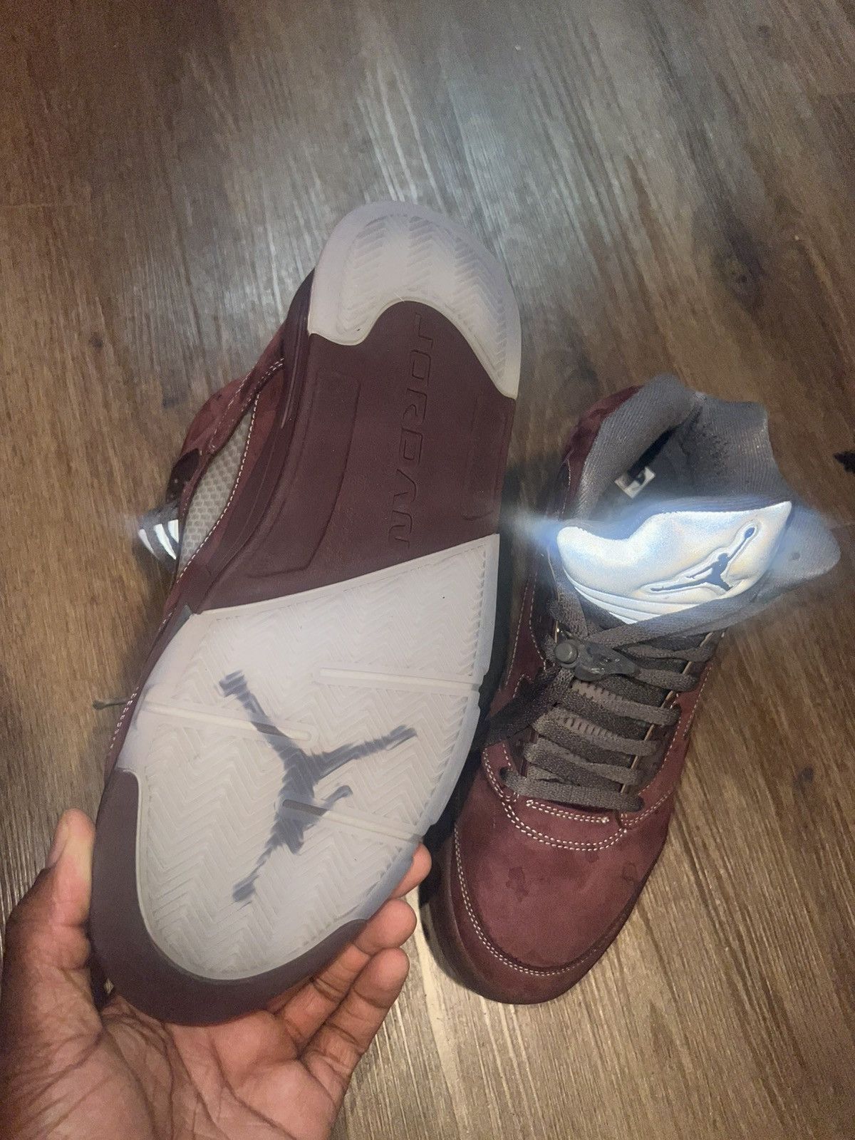Jordan Brand Jordan 5 Retro Burgundy (2023) Size US 11.5 / EU 44-45 - 6 Thumbnail
