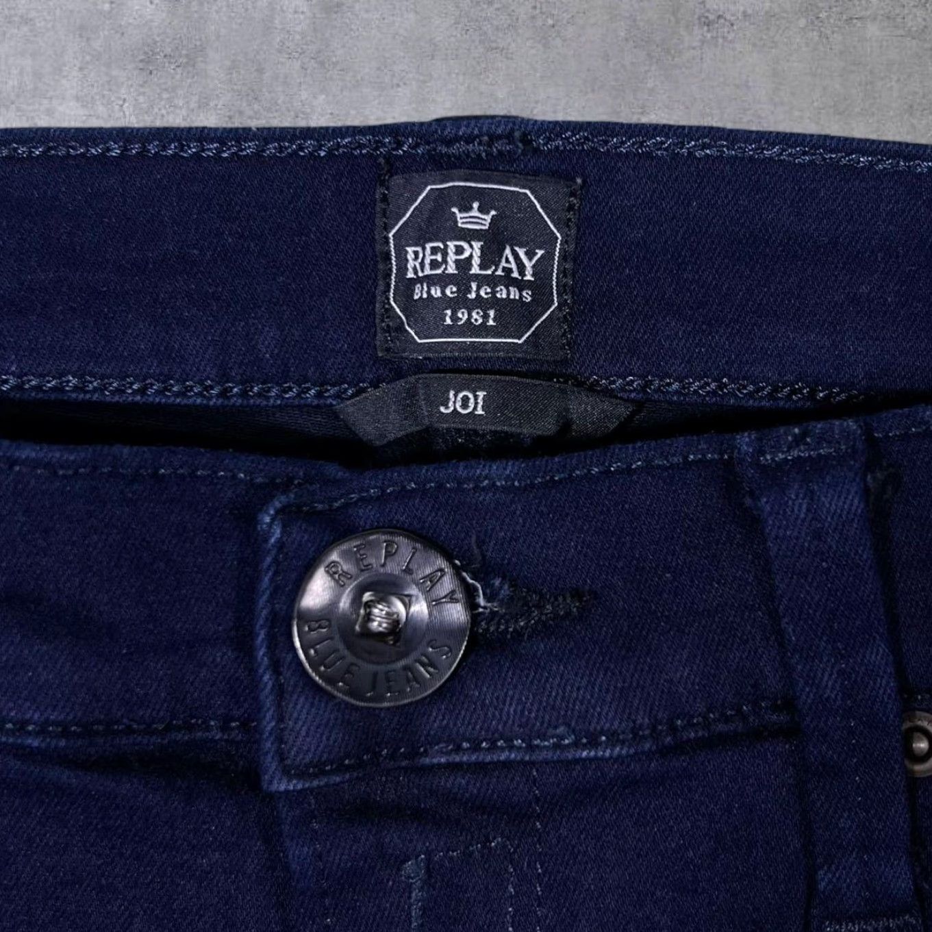 Replay Replay Joi Stretch Dark Blue Skinny Fit Jeggings Jeans W29 L32 Women’s Denim Slim Zip Fly Size 29" - 5 Thumbnail