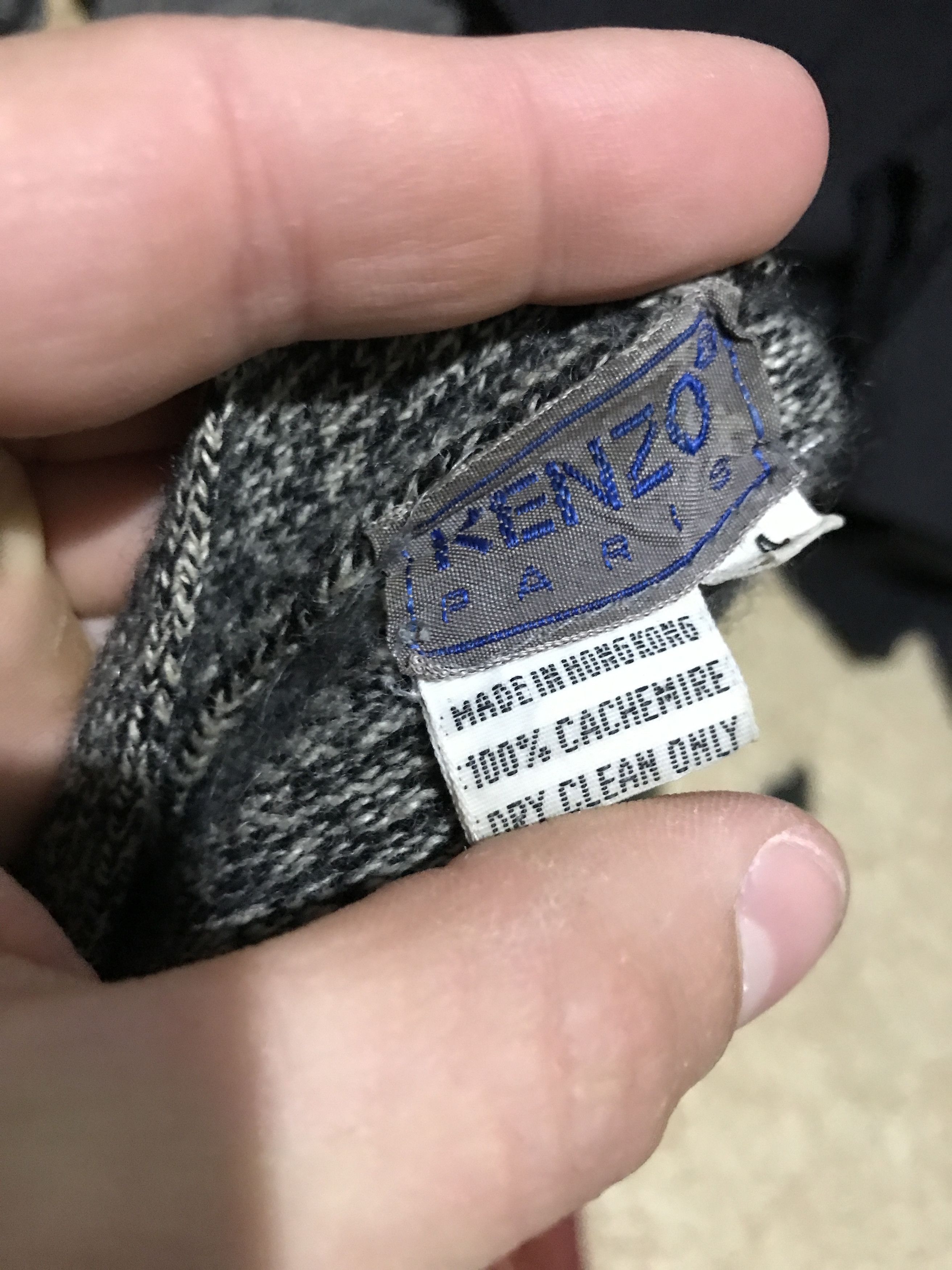Kenzo KENZO Paris Retro Cardigan Cashmere Sweater Cosby Size 4 L Size US XL / EU 56 / 4 - 19 Thumbnail