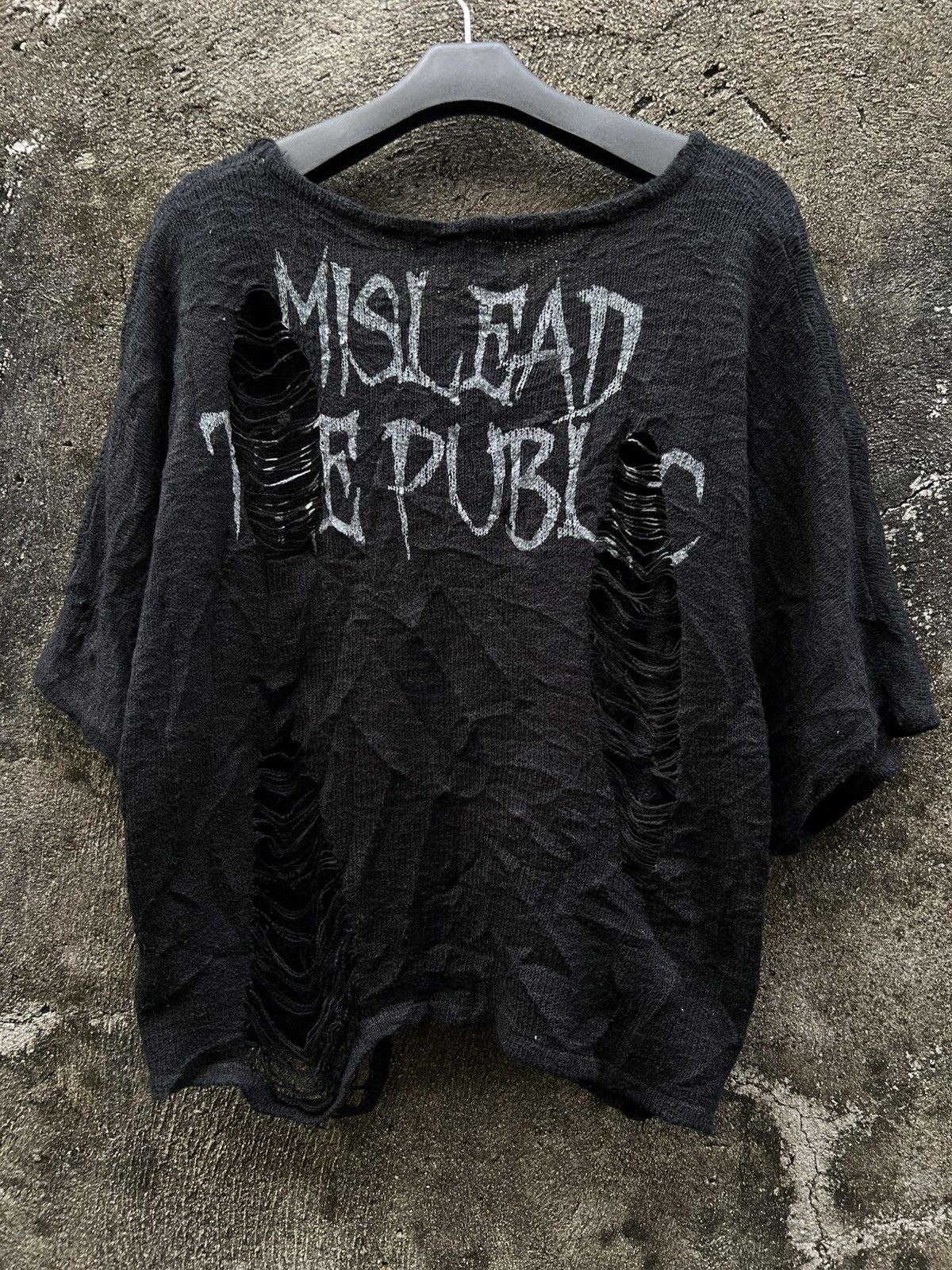 Japanese Brand × Seditionaries Ghost Of Harlem Destroyed Knit Sweater Size US M / EU 48-50 / 2 - 14 Thumbnail