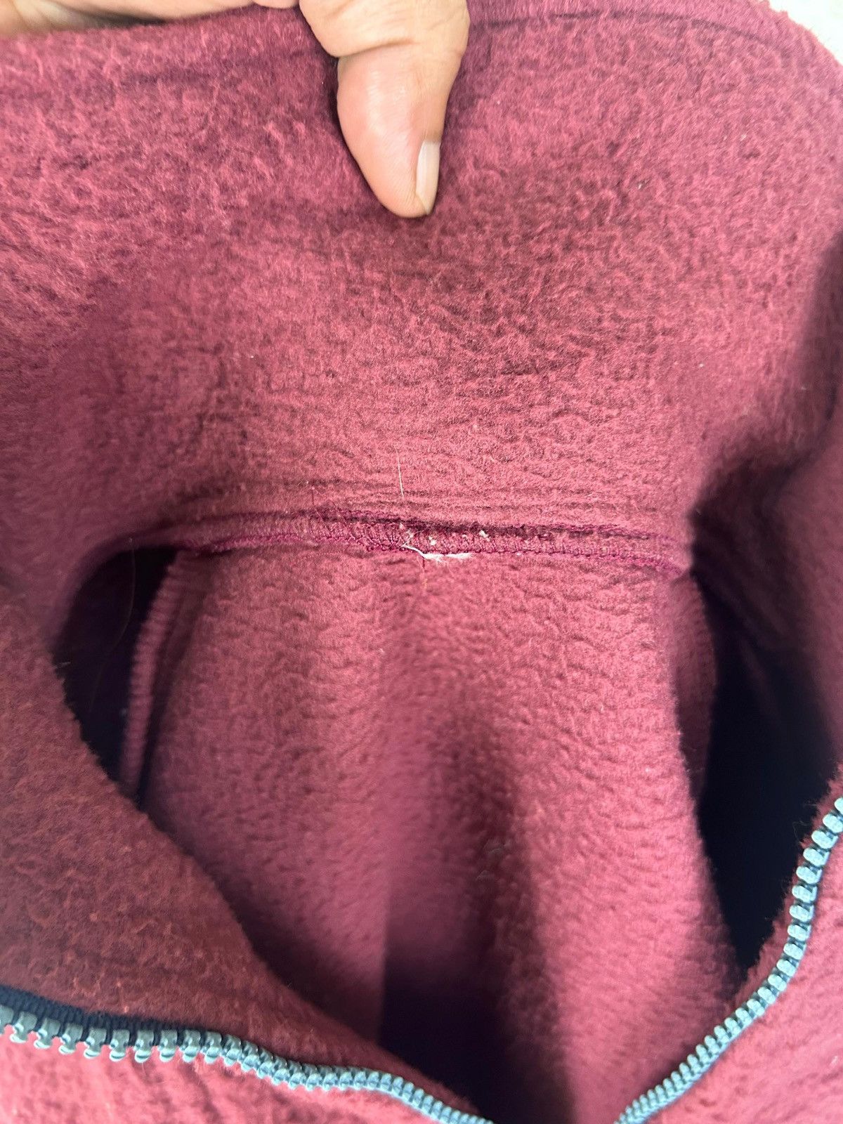Patagonia Vintage 90s Half Zipper Maroon Patagonia / 80s Fashion Warm Size US XS / EU 42 / 0 - 6 Thumbnail