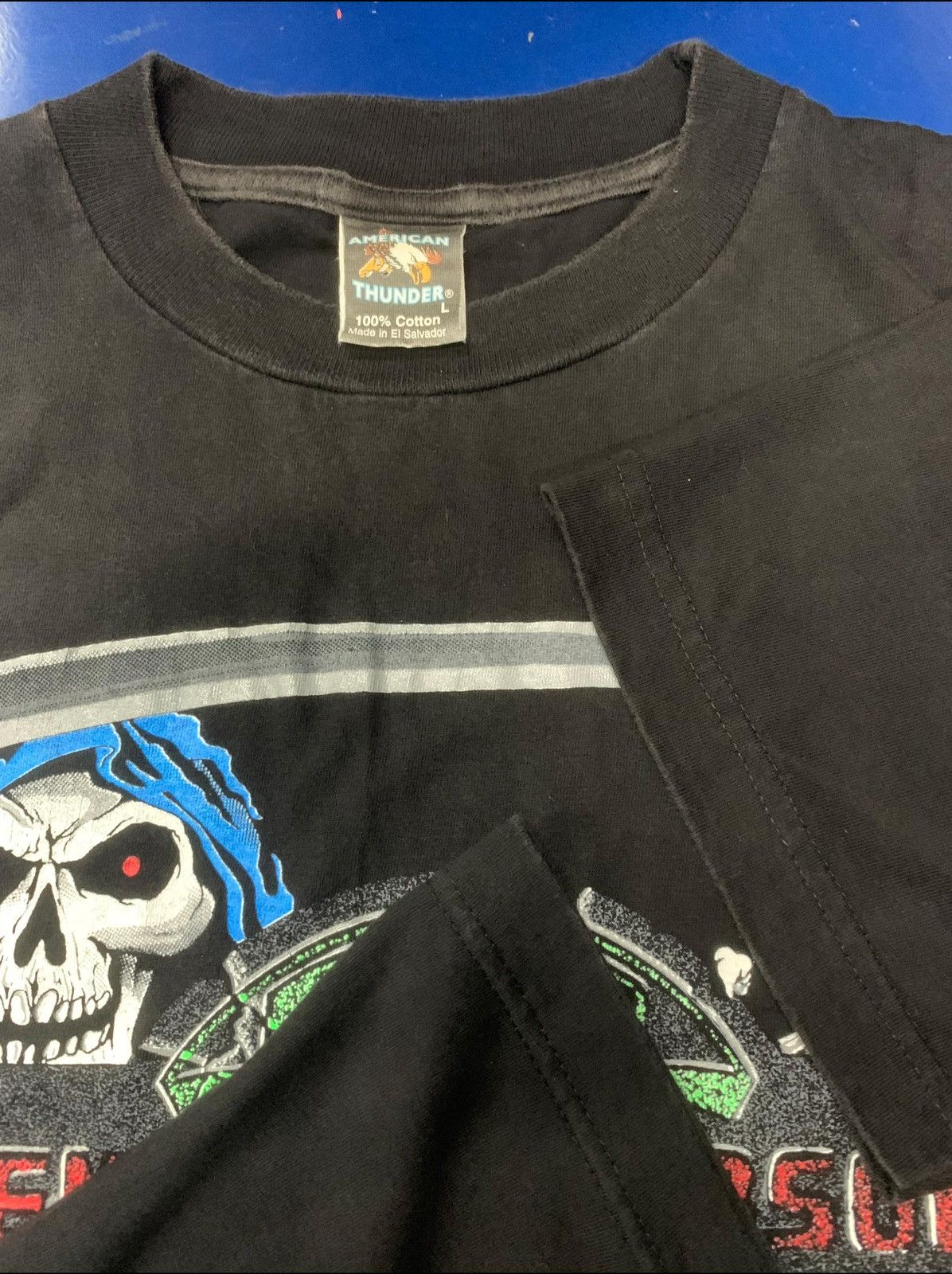 Vintage VINTAGE GRAVE DIGGER 1995 Size US XL / EU 56 / 4 - 3 Thumbnail
