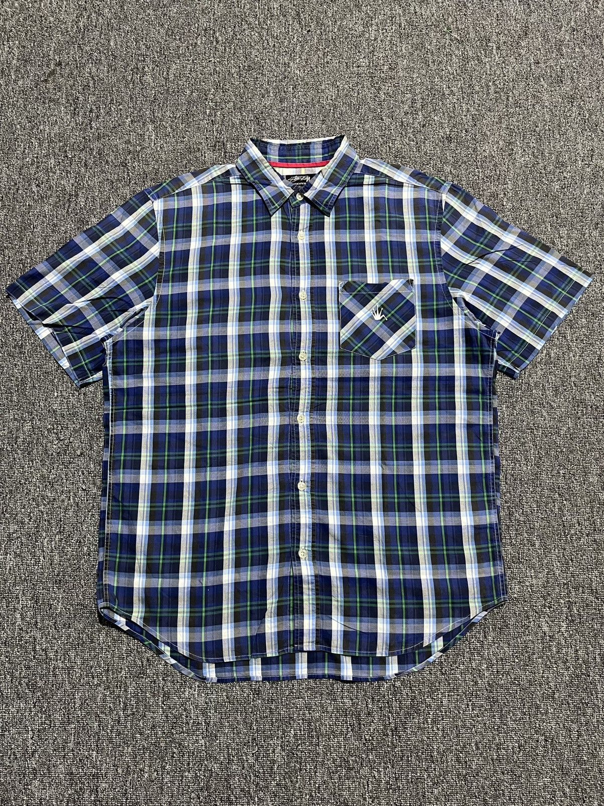 Stussy 2000s Stussy Plaid Shirt Size US XL / EU 56 / 4 - 2 Thumbnail