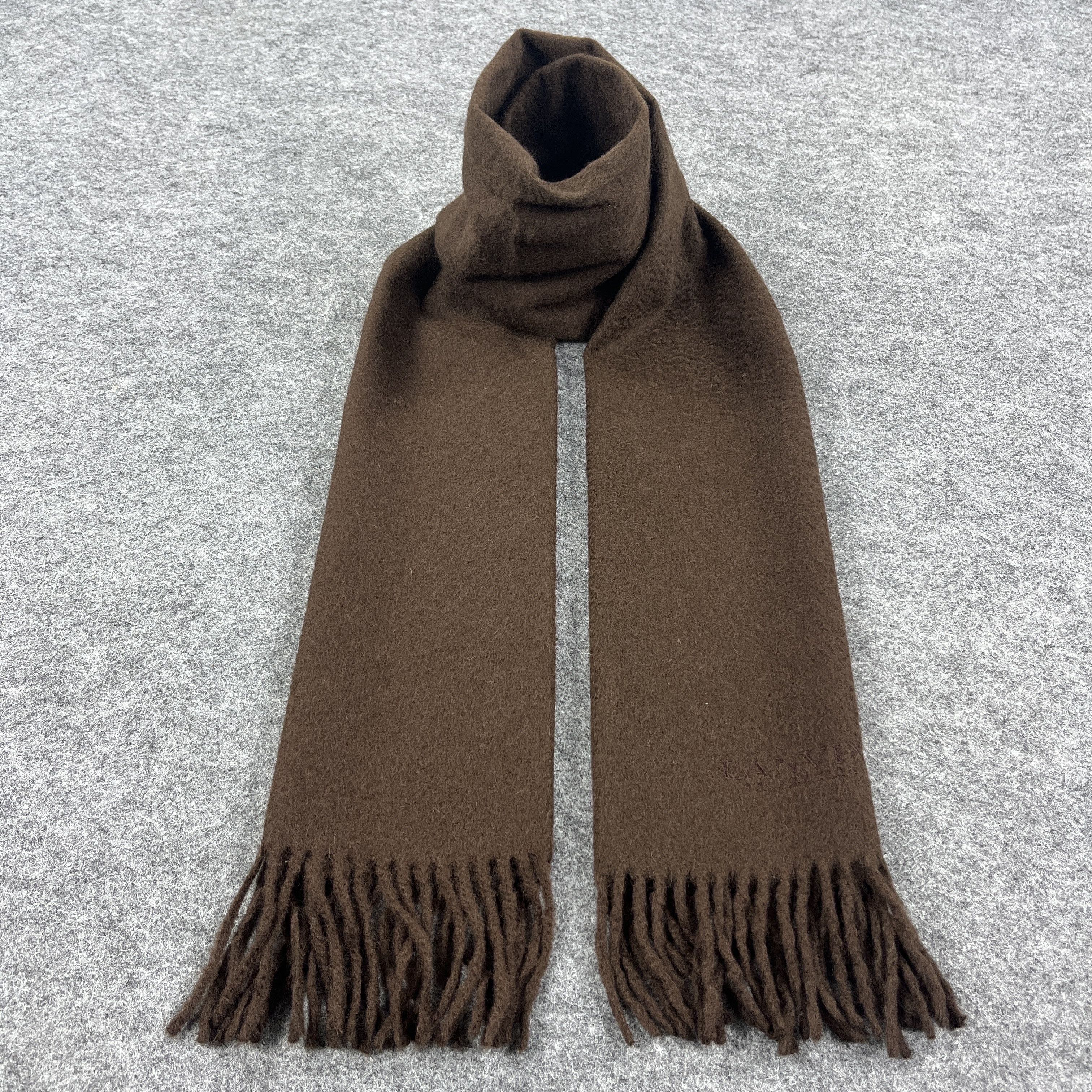 Lanvin Lanvin Cashmere Scarf / Muffler / Neckwear T1031 Size ONE SIZE - 1 Thumbnail