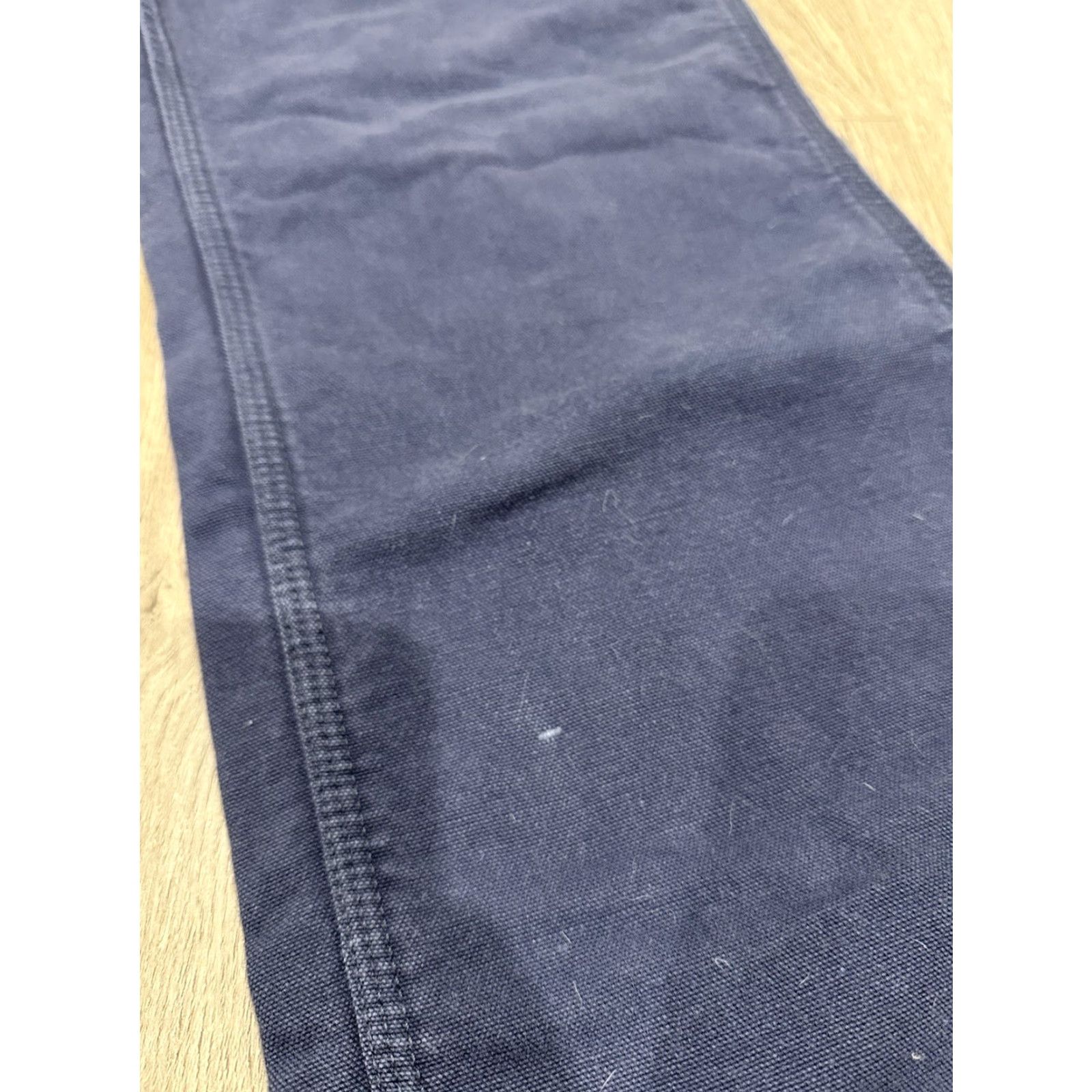 Carhartt Carhartt Washed Duck Dungaree Flannel Lined Work Pants B111 PTL Blue Mens 32x31 Size US 32 / EU 48 - 4 Thumbnail