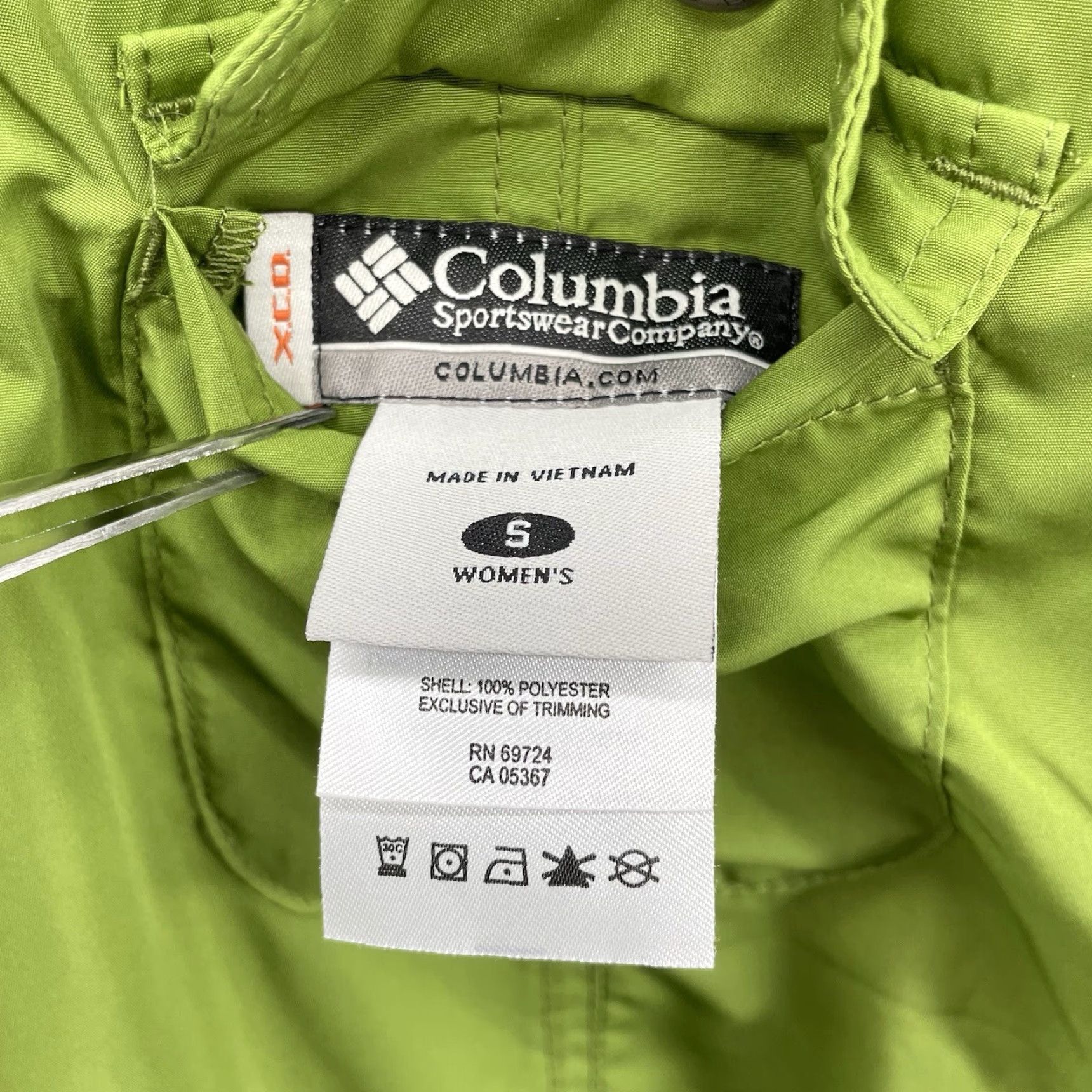 Vintage Columbia Reversible Vest Womens Small Green Quilted Turtle Neck Coastal Boho Jacket Vest Size S / US 4 / IT 40 - 4 Thumbnail