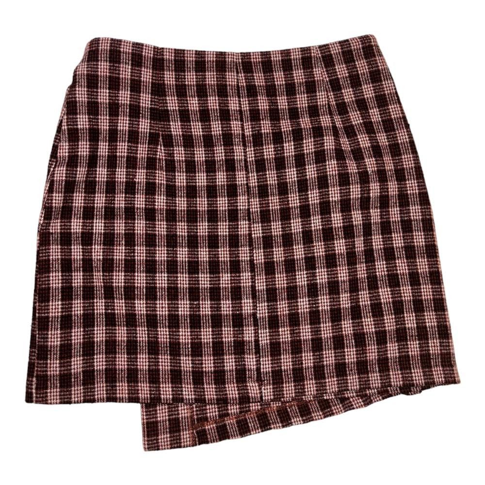 Designer Fransceca’s l NWT Plaid Faux Wrap Mini Skirt Size 14Y Size 24" / US 00 / IT 34 - 3 Thumbnail